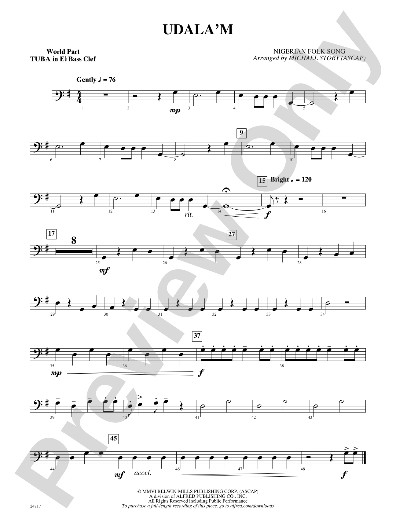 Udala'm: (wp) E-flat Tuba B.C.