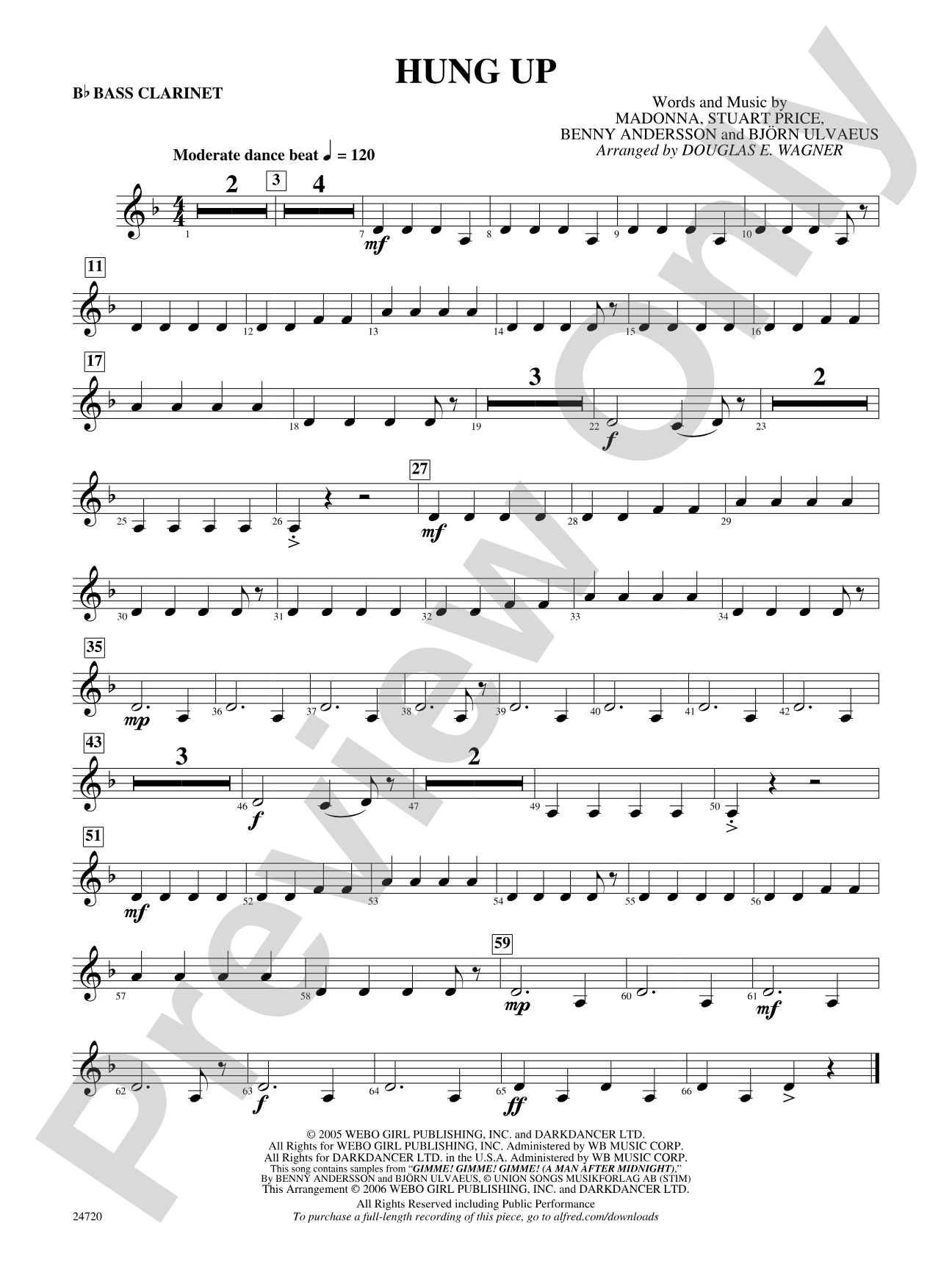 Hung Up: B-flat Bass Clarinet