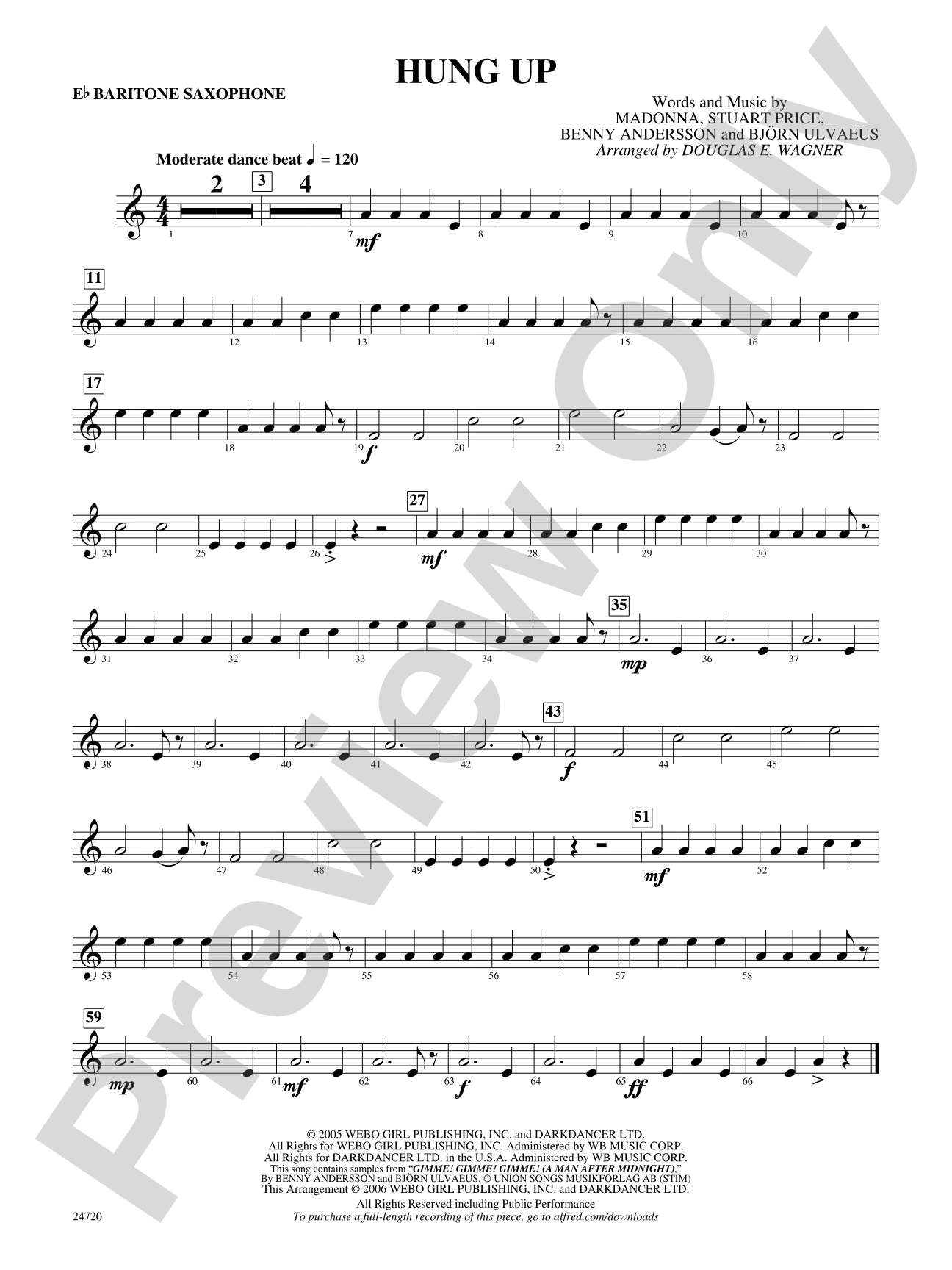 Hung Up: E-flat Baritone Saxophone