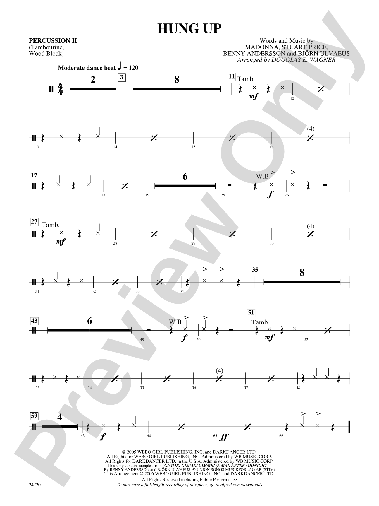 Hung Up: 2nd Percussion
