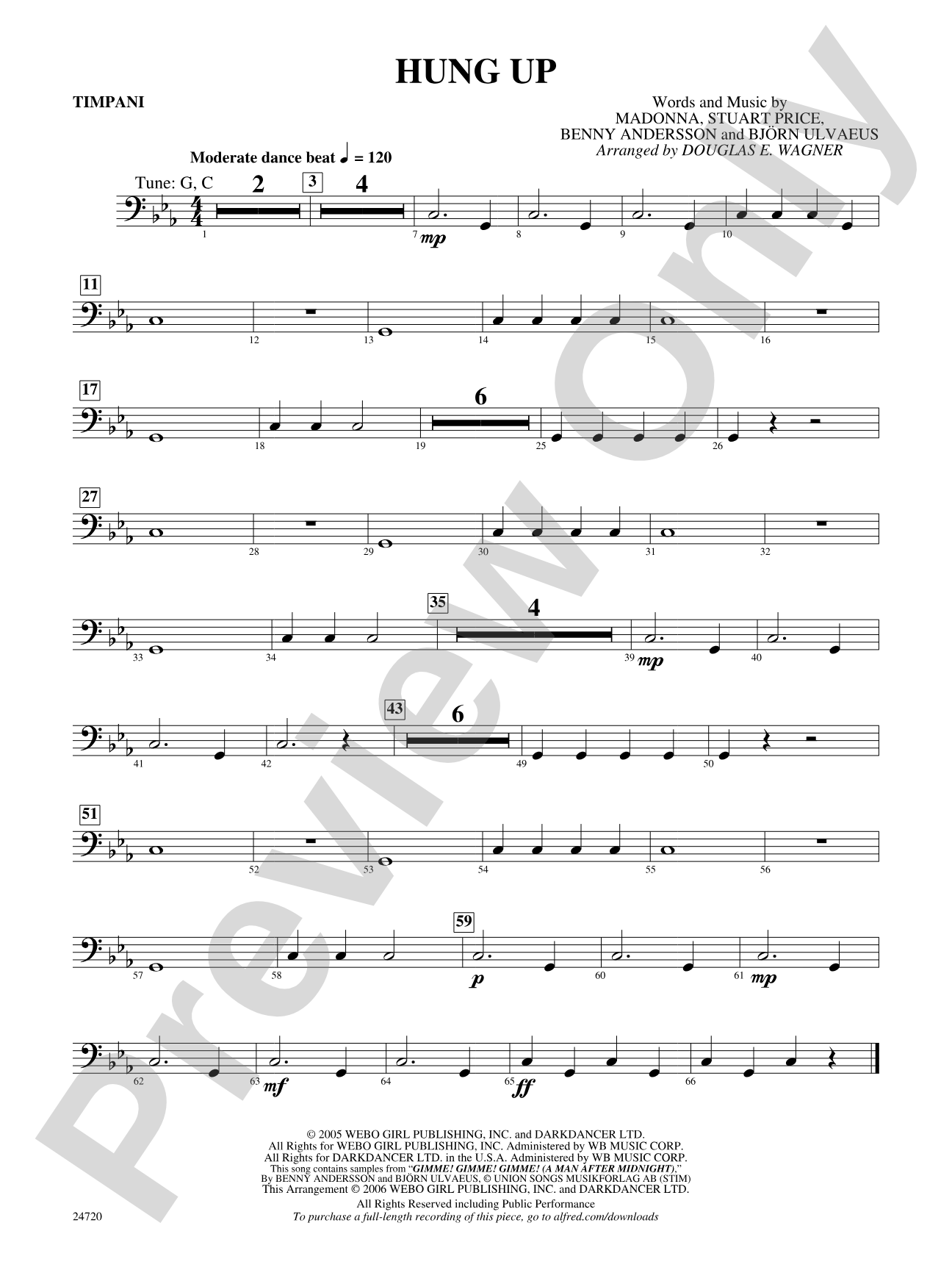 Hung Up: Timpani