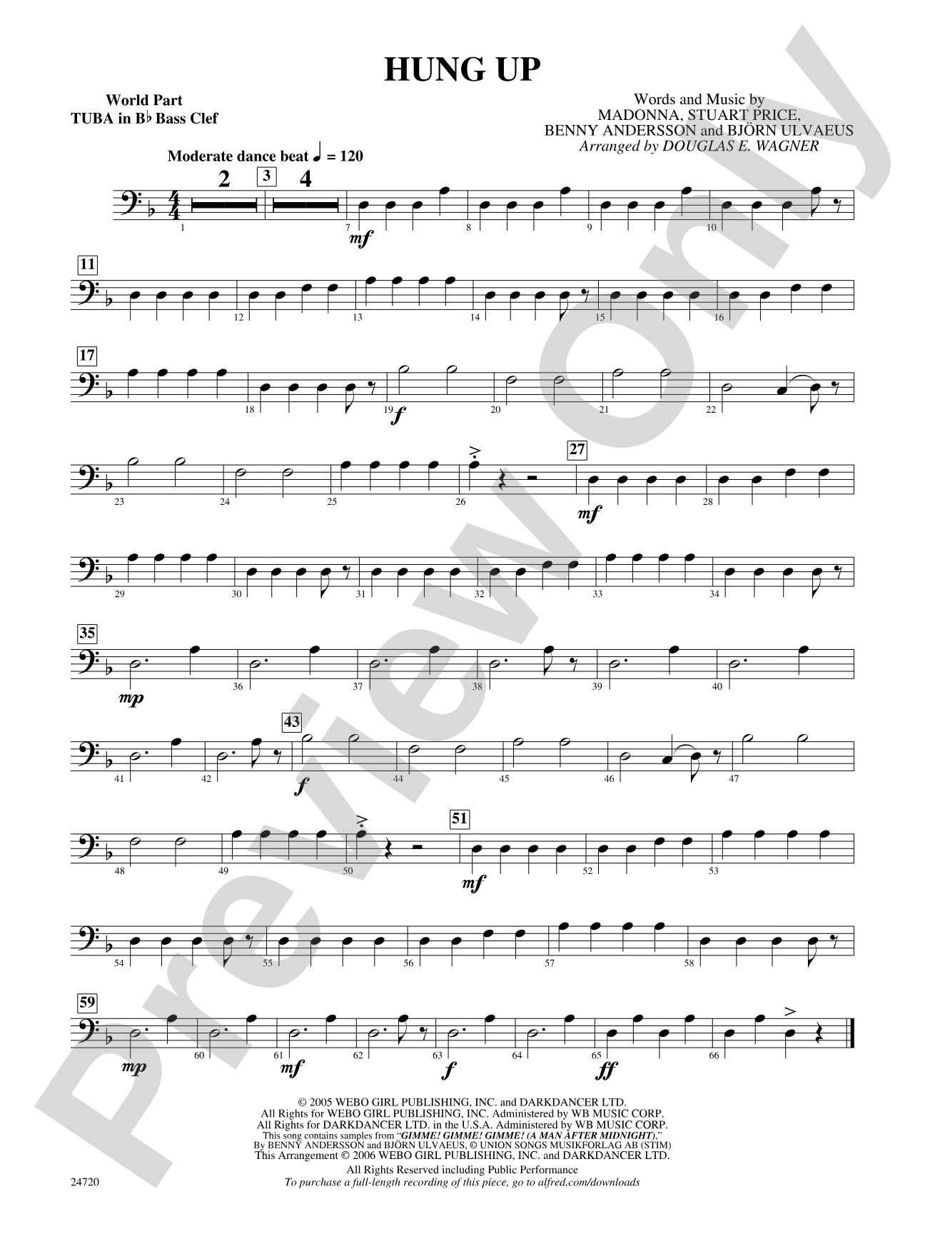 Hung Up: (wp) B-flat Tuba B.C.