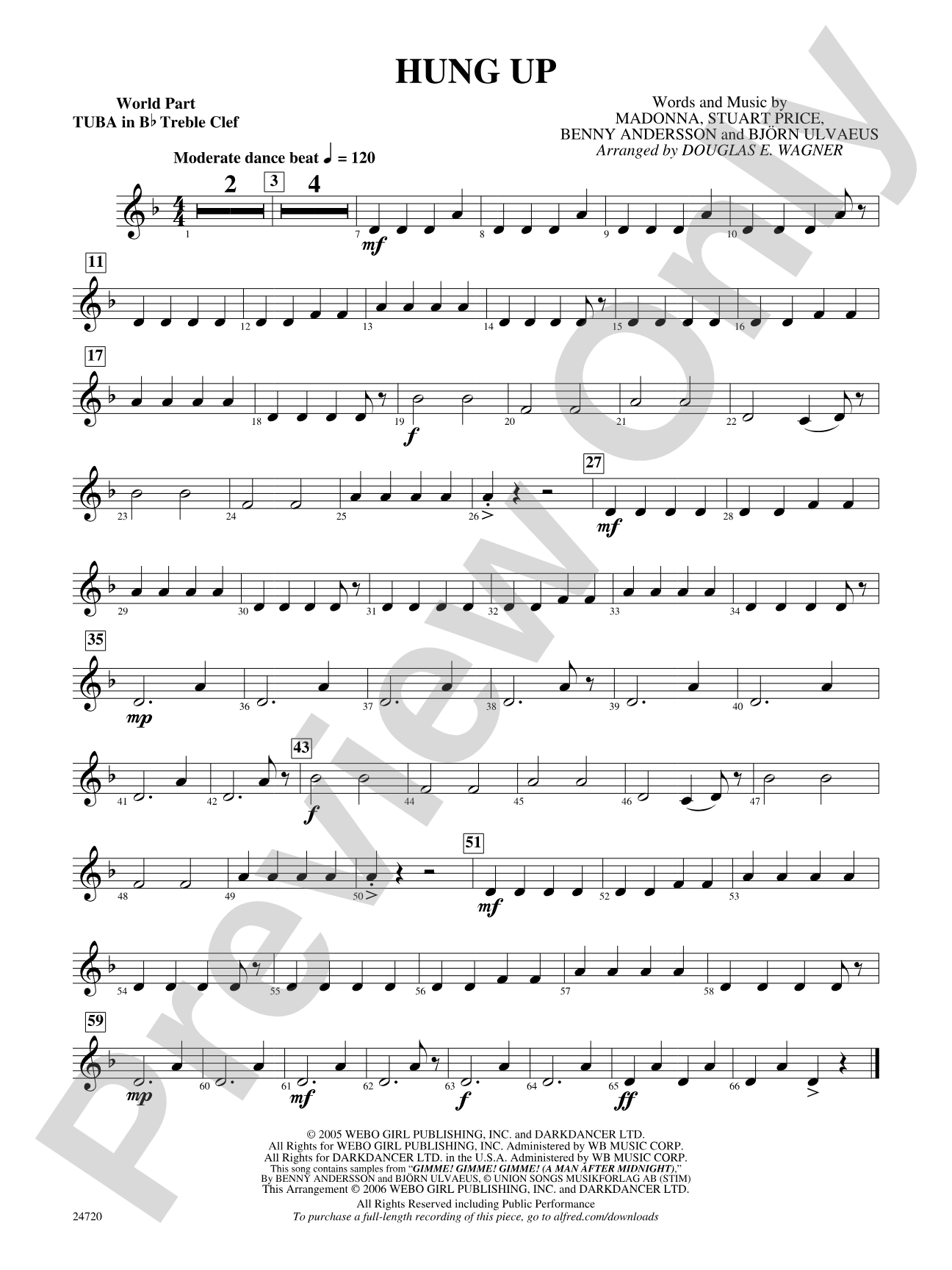 Hung Up: (wp) B-flat Tuba T.C.