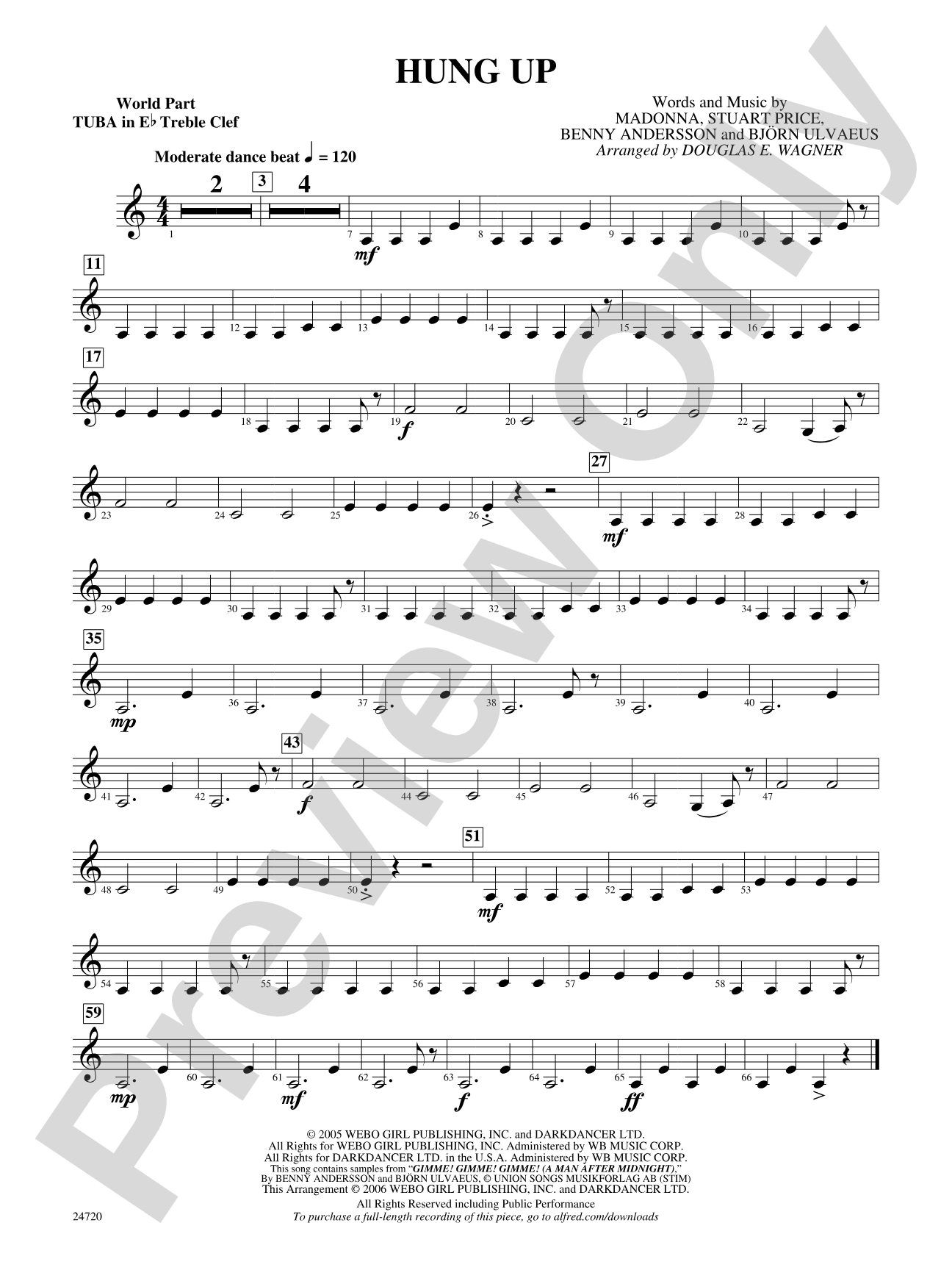 Hung Up: (wp) E-flat Tuba T.C.