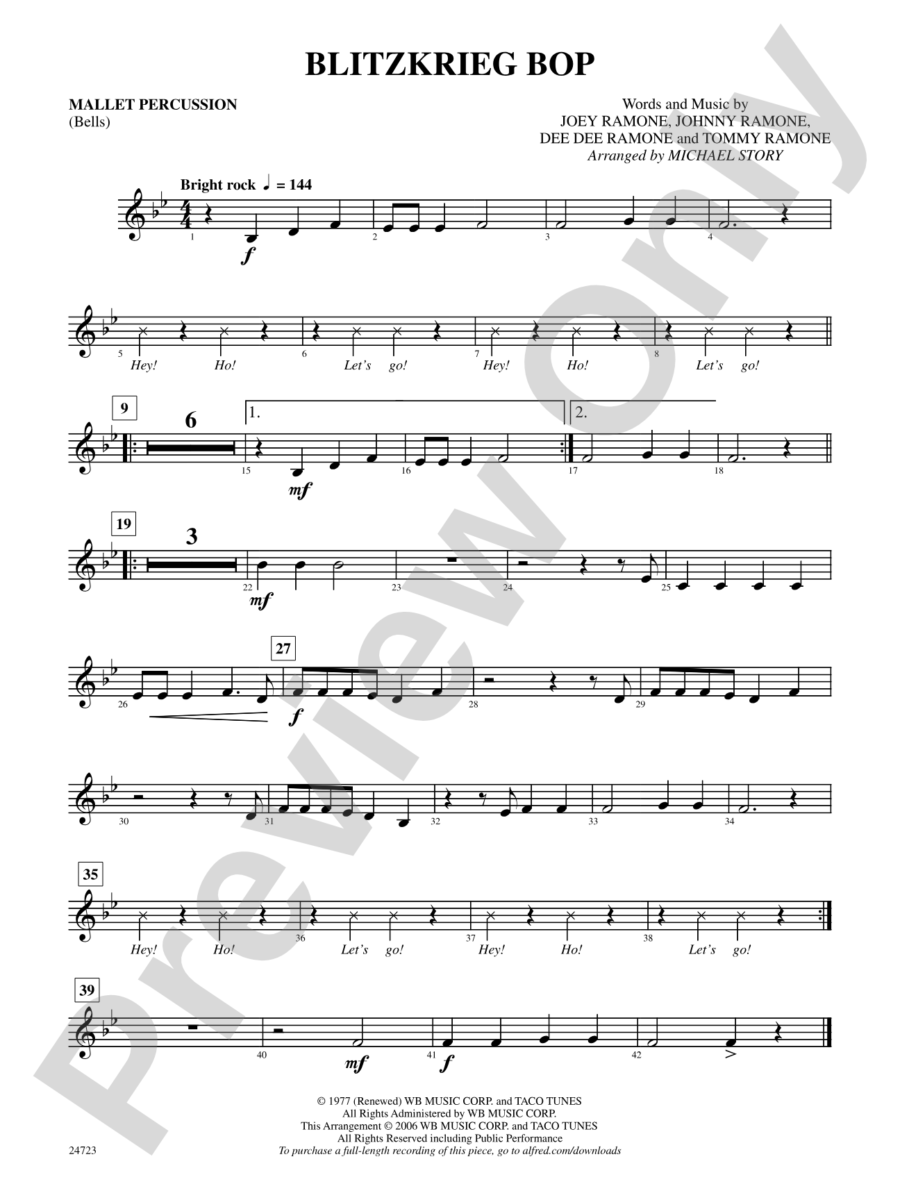Blitzkrieg Bop: Mallets