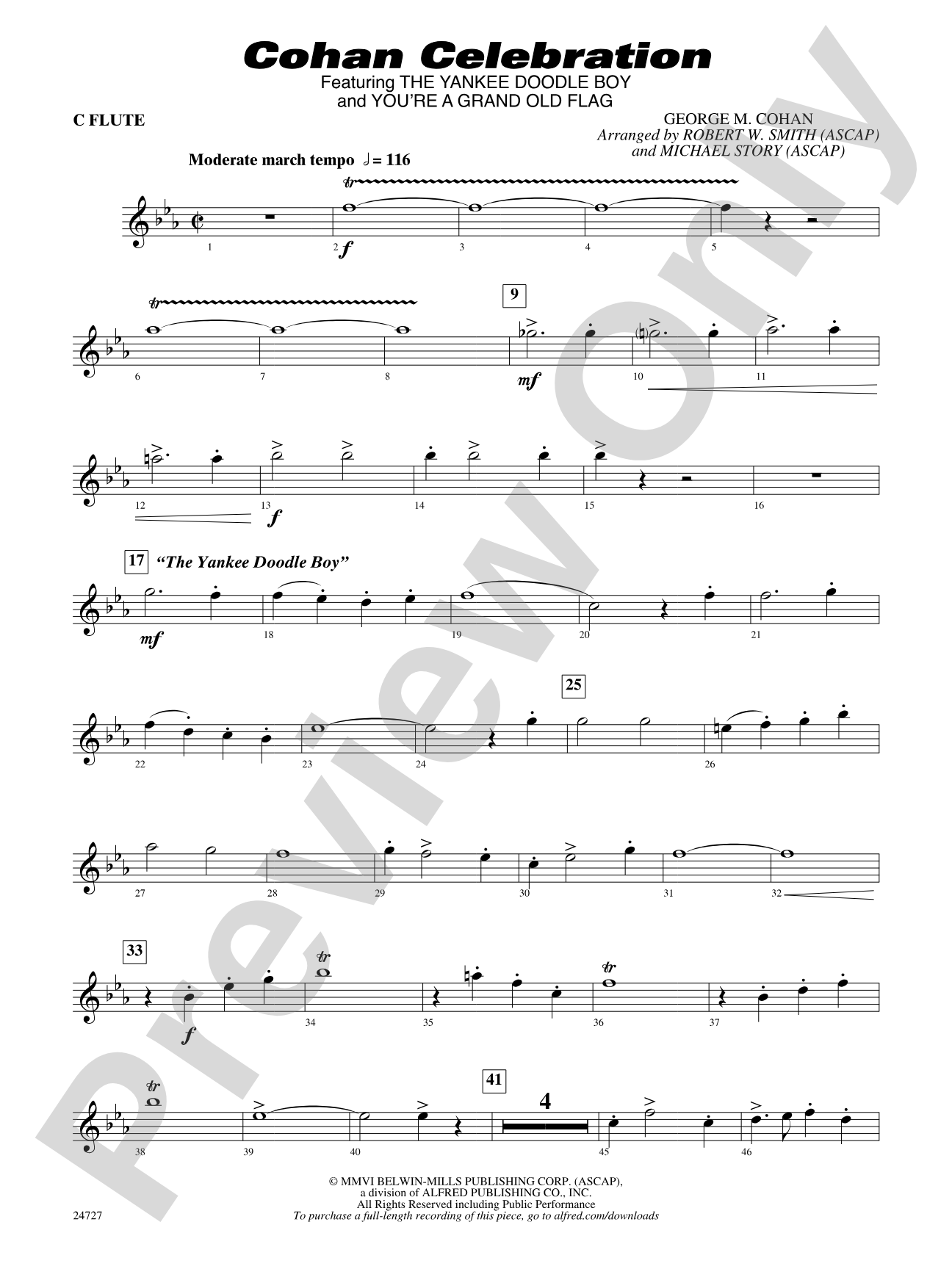 Cohan Celebration: Flute