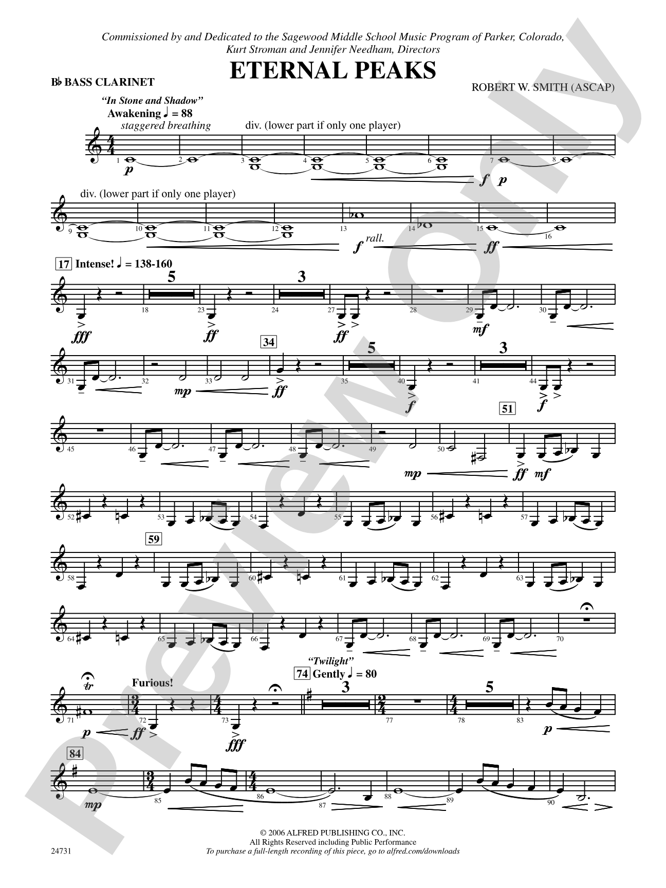 Eternal Peaks: B-flat Bass Clarinet