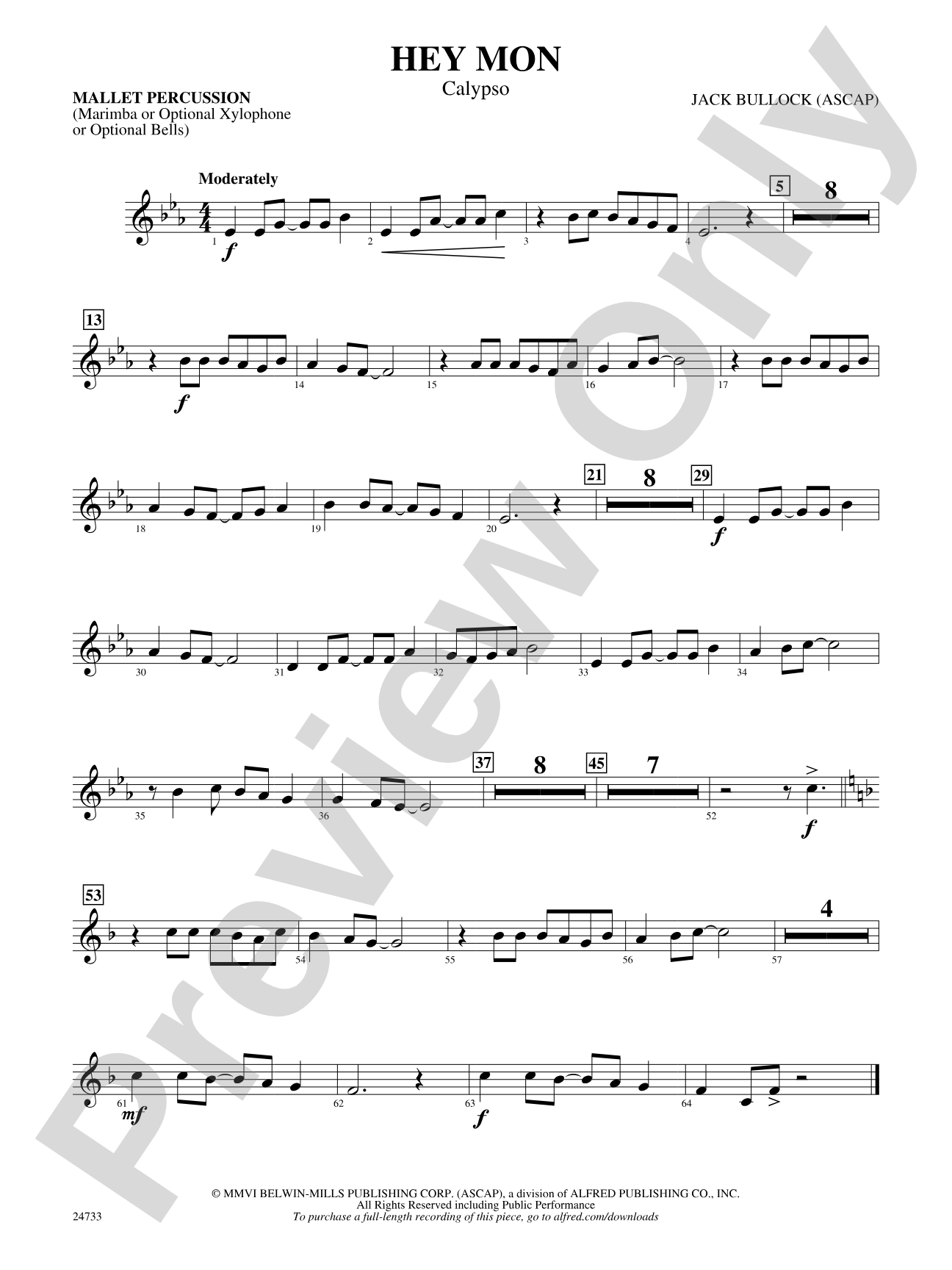 Hey Mon (Calypso): Mallets