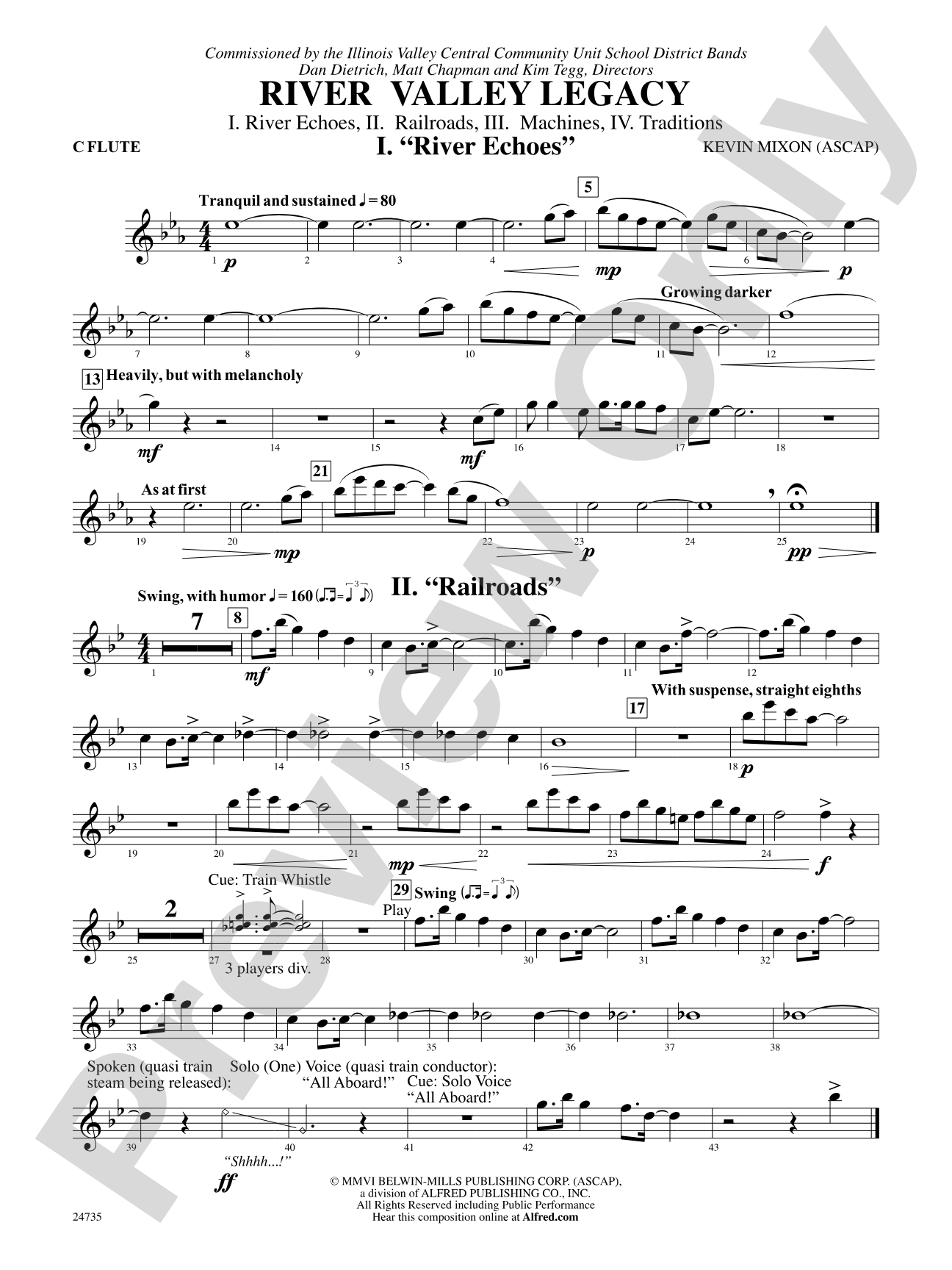 River Valley Legacy (I. River Echoes, II. Railroads, III. Machines, IV. Traditions): Flute