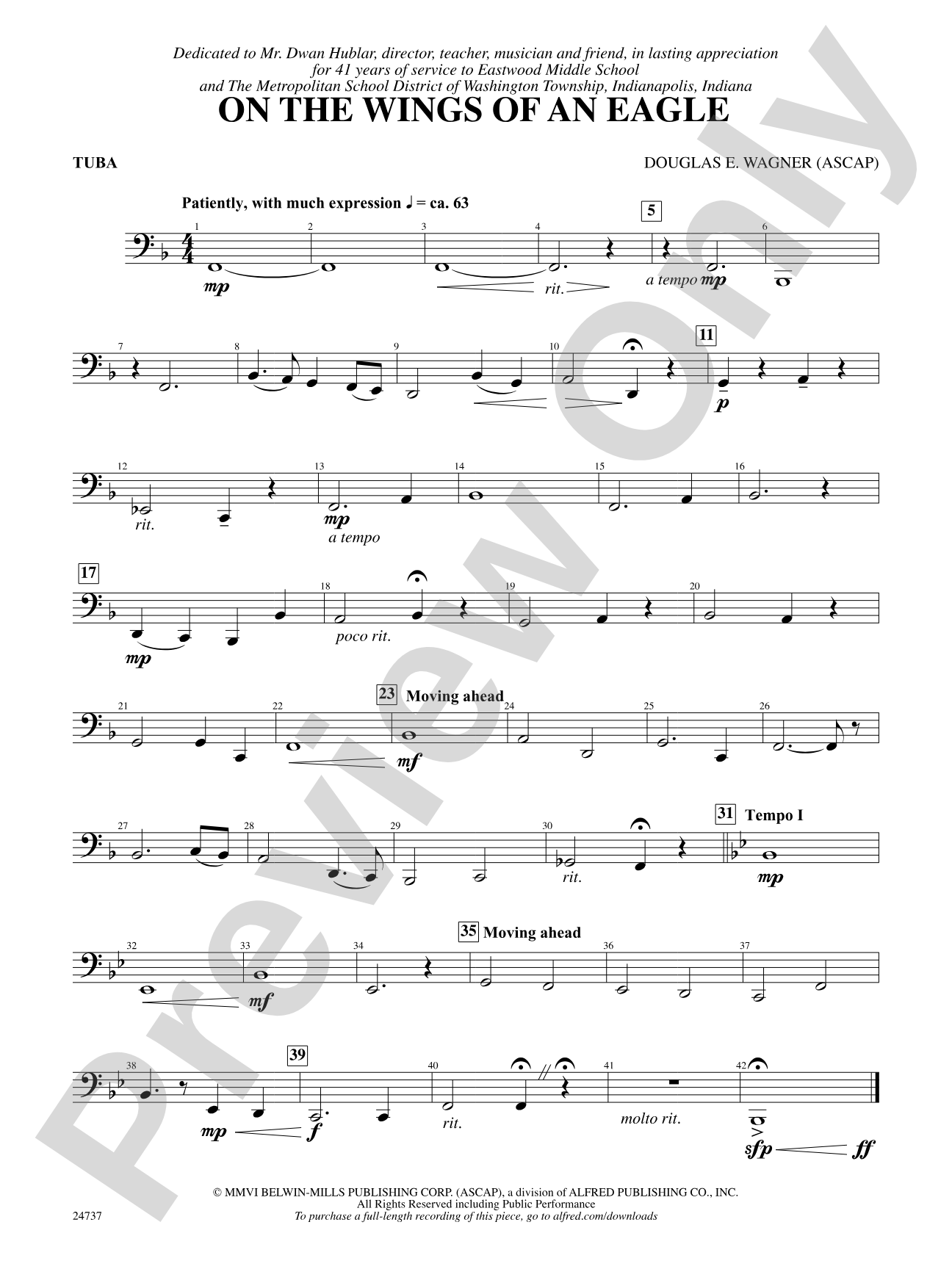 On the Wings of an Eagle: Tuba