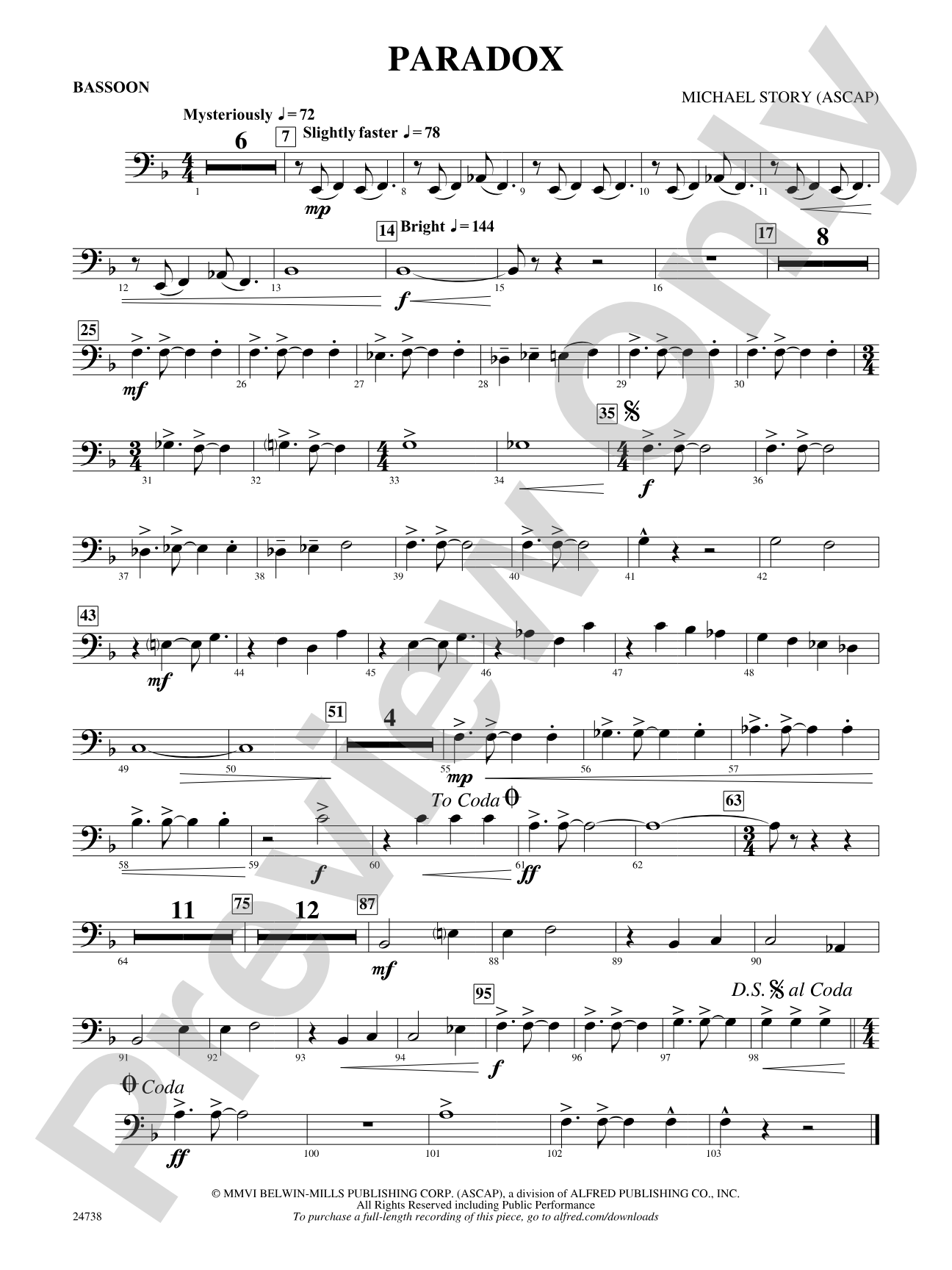 Paradox: Bassoon