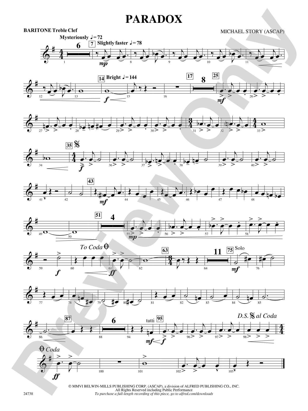 Paradox: Baritone T.C.