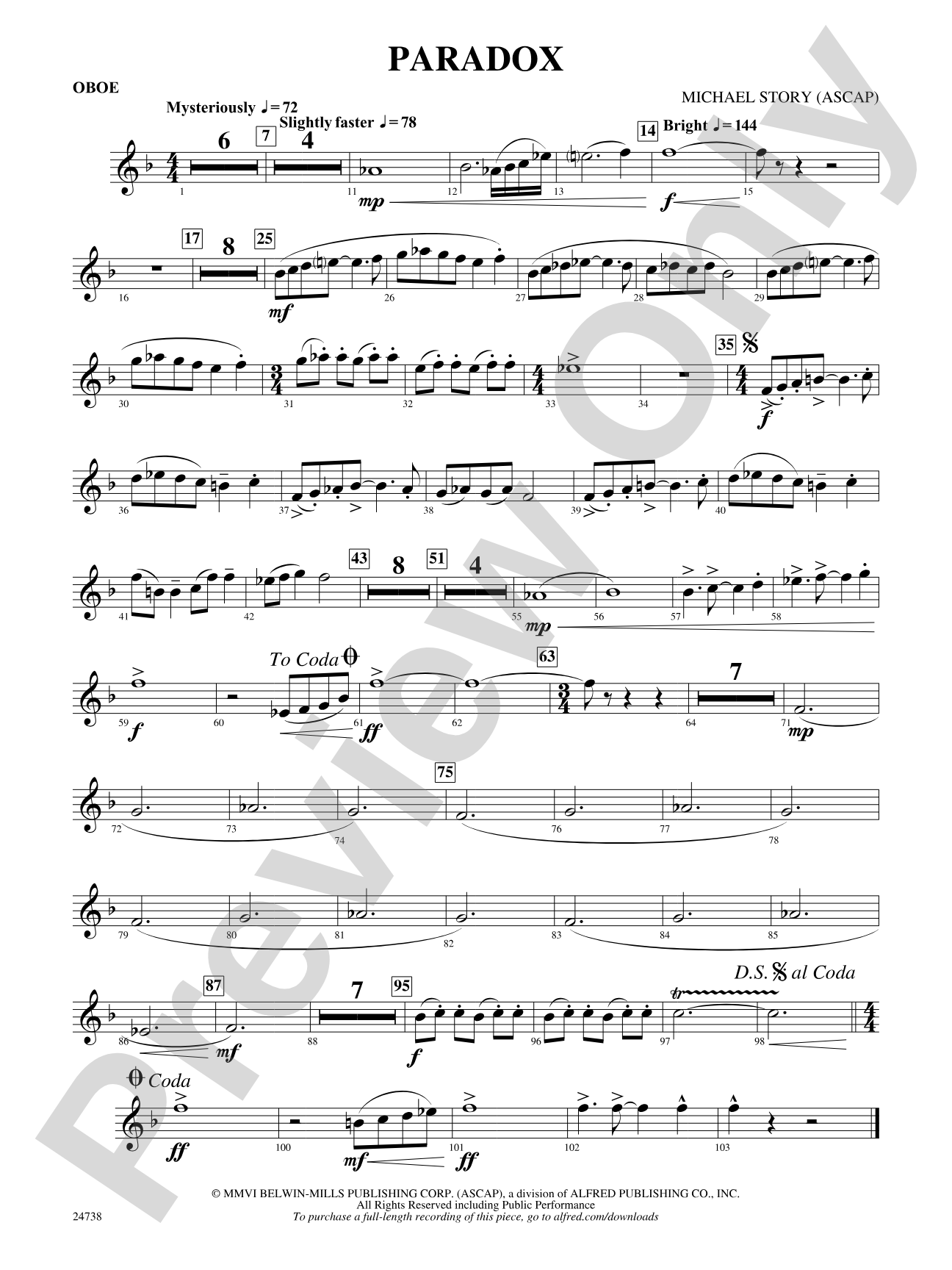 Paradox: Oboe