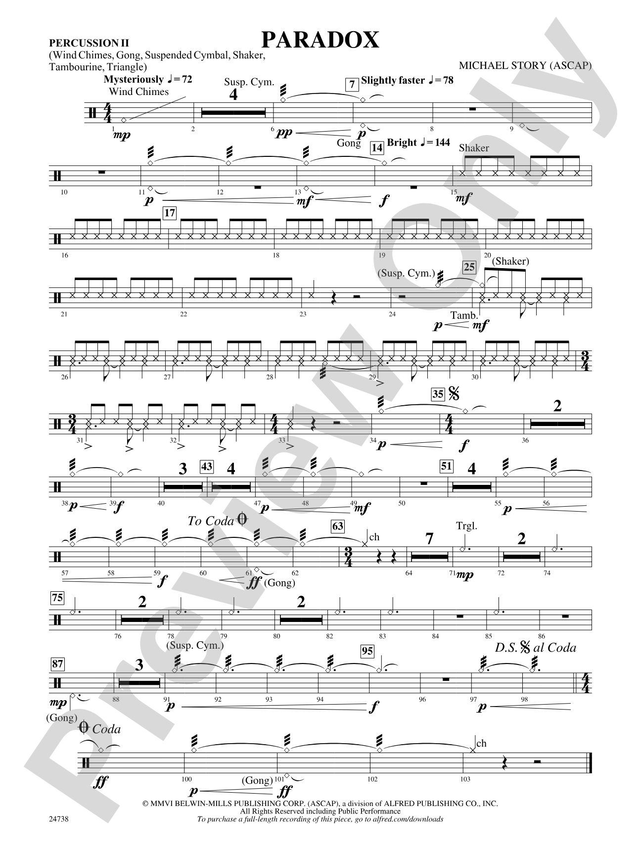 Paradox: 2nd Percussion