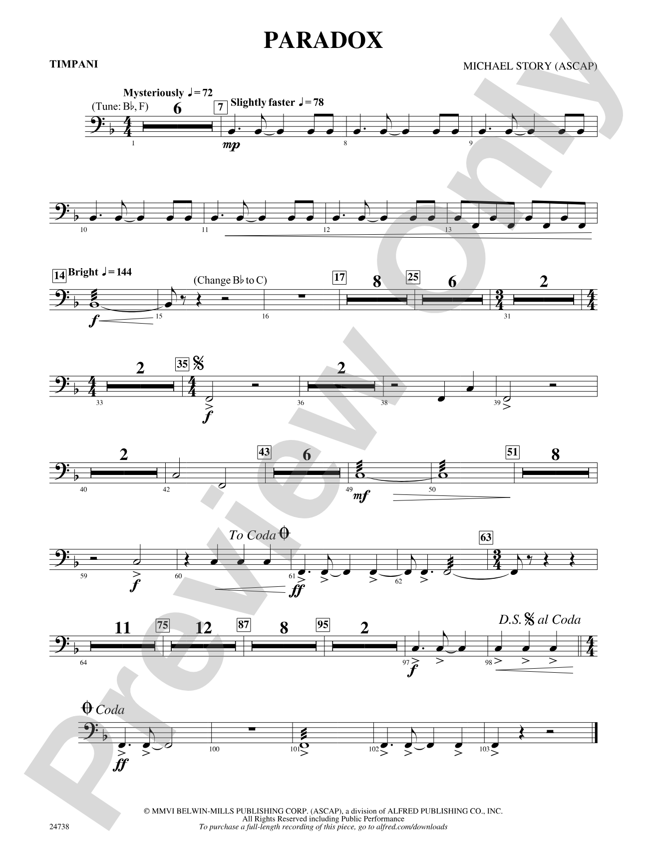 Paradox: Timpani