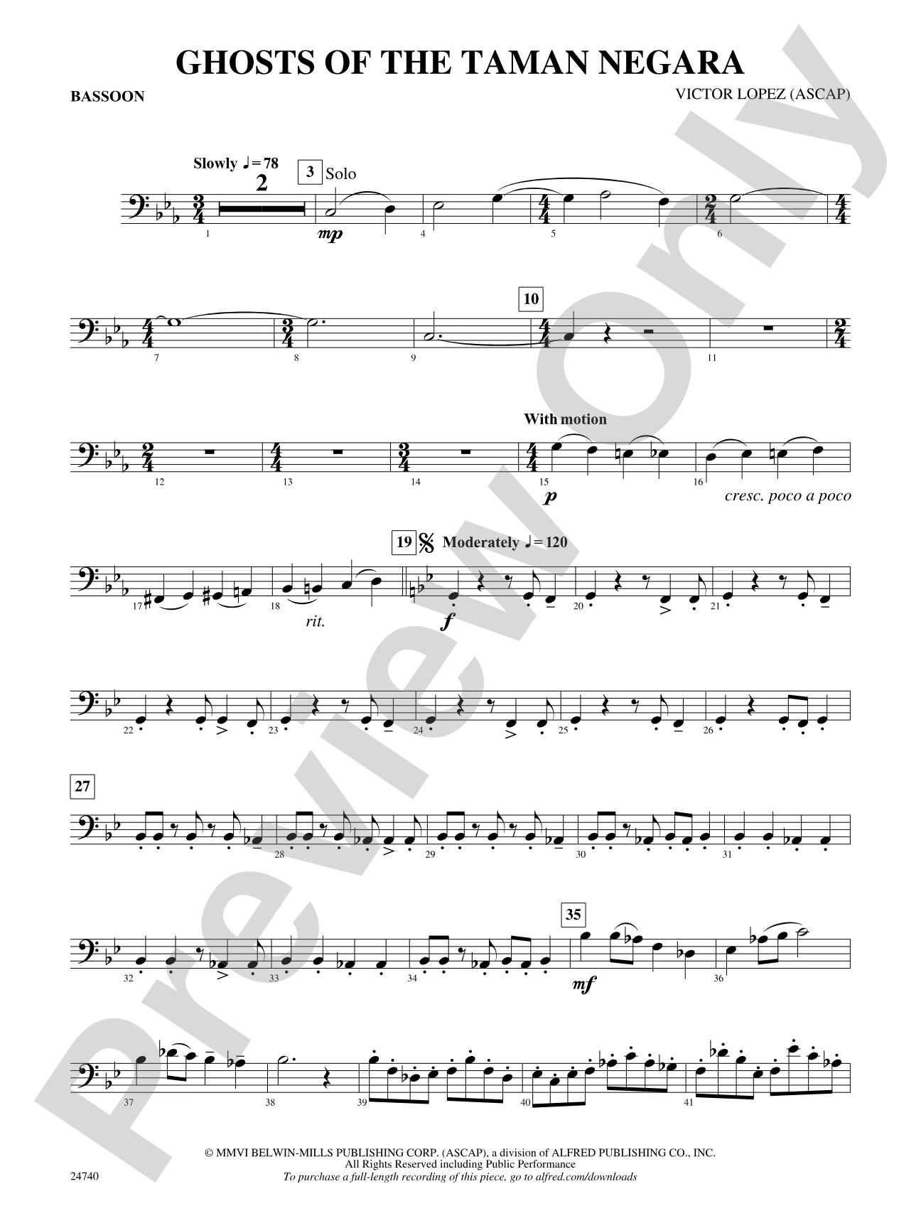 Ghosts of the Taman Negara: Bassoon