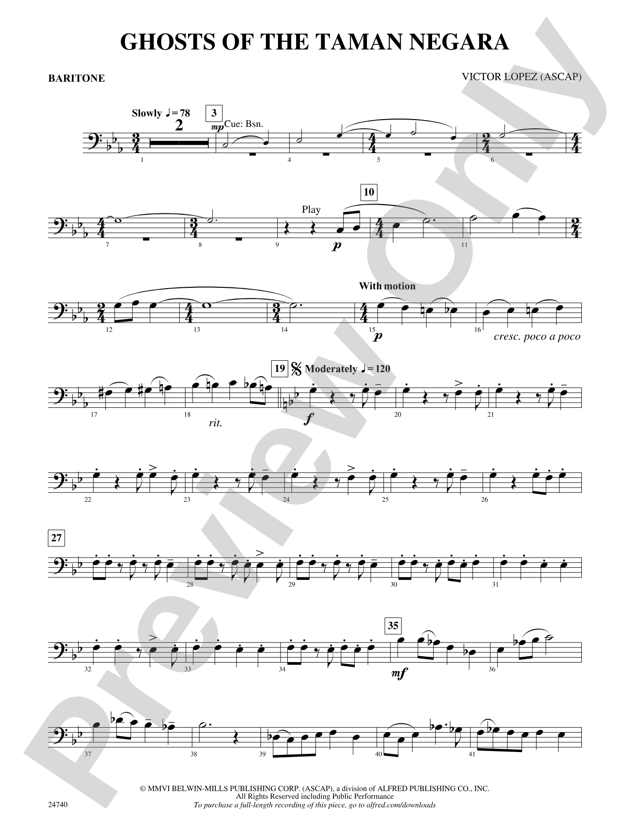 Ghosts of the Taman Negara: Baritone B.C.