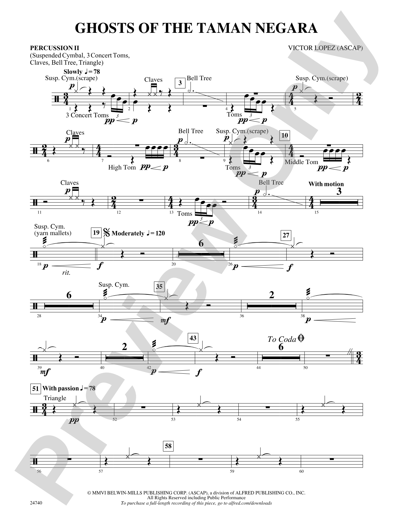 Ghosts of the Taman Negara: 2nd Percussion
