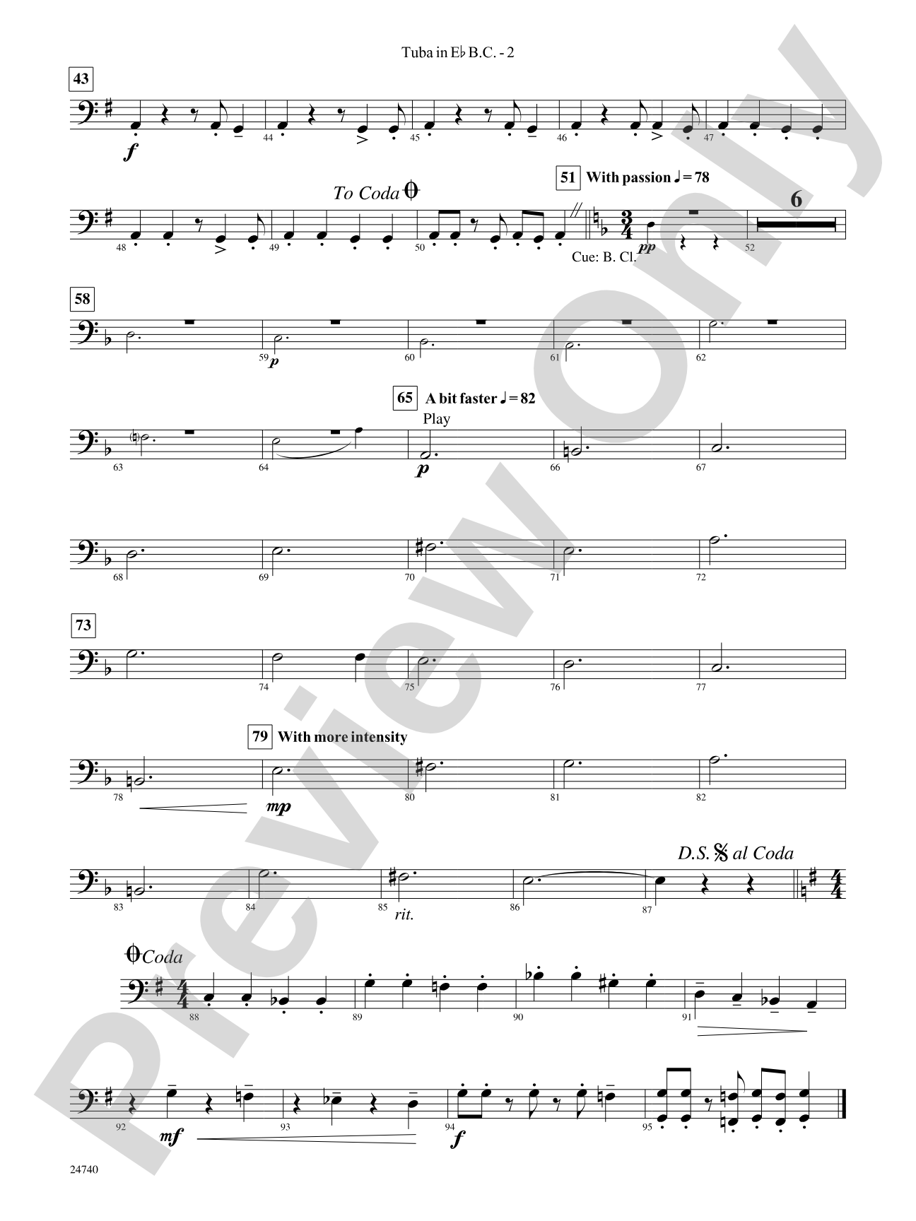 Ghosts of the Taman Negara: (wp) E-flat Tuba B.C.