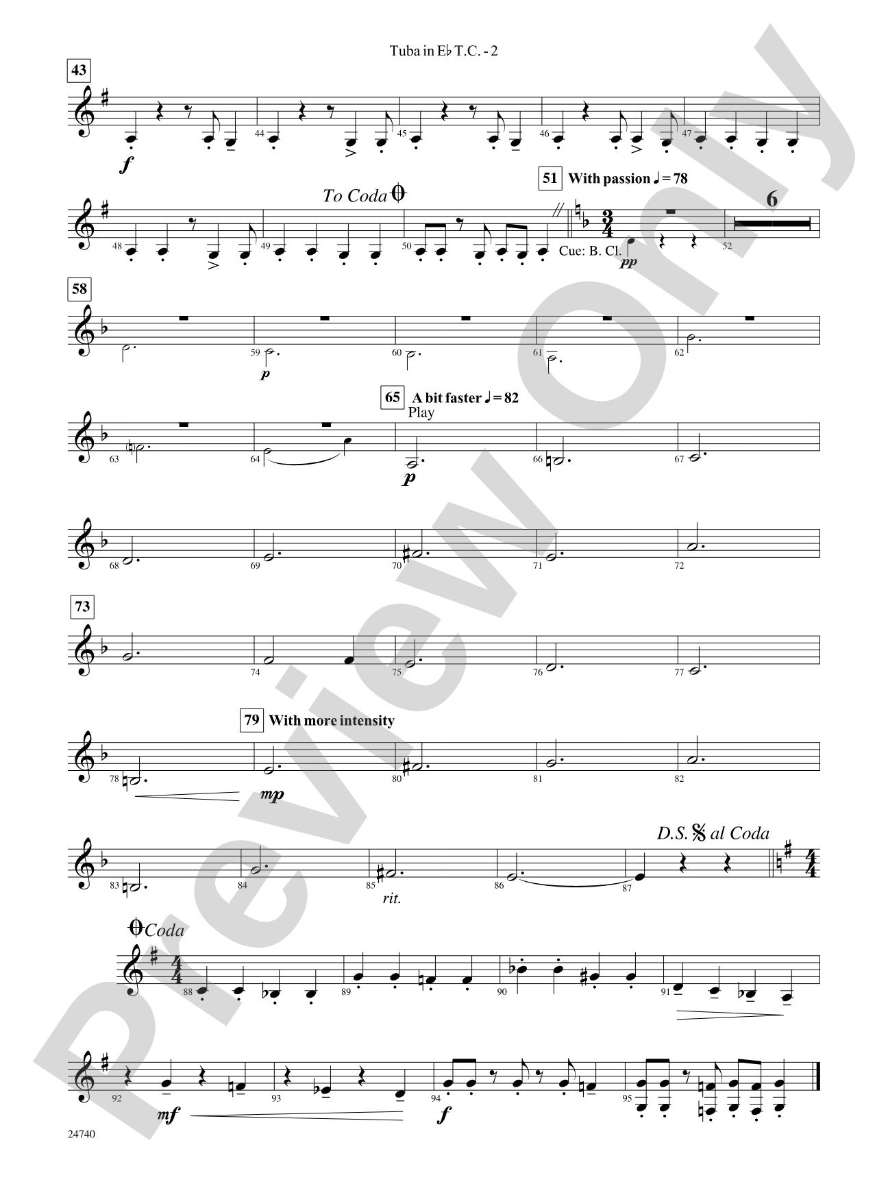 Ghosts of the Taman Negara: (wp) E-flat Tuba T.C.