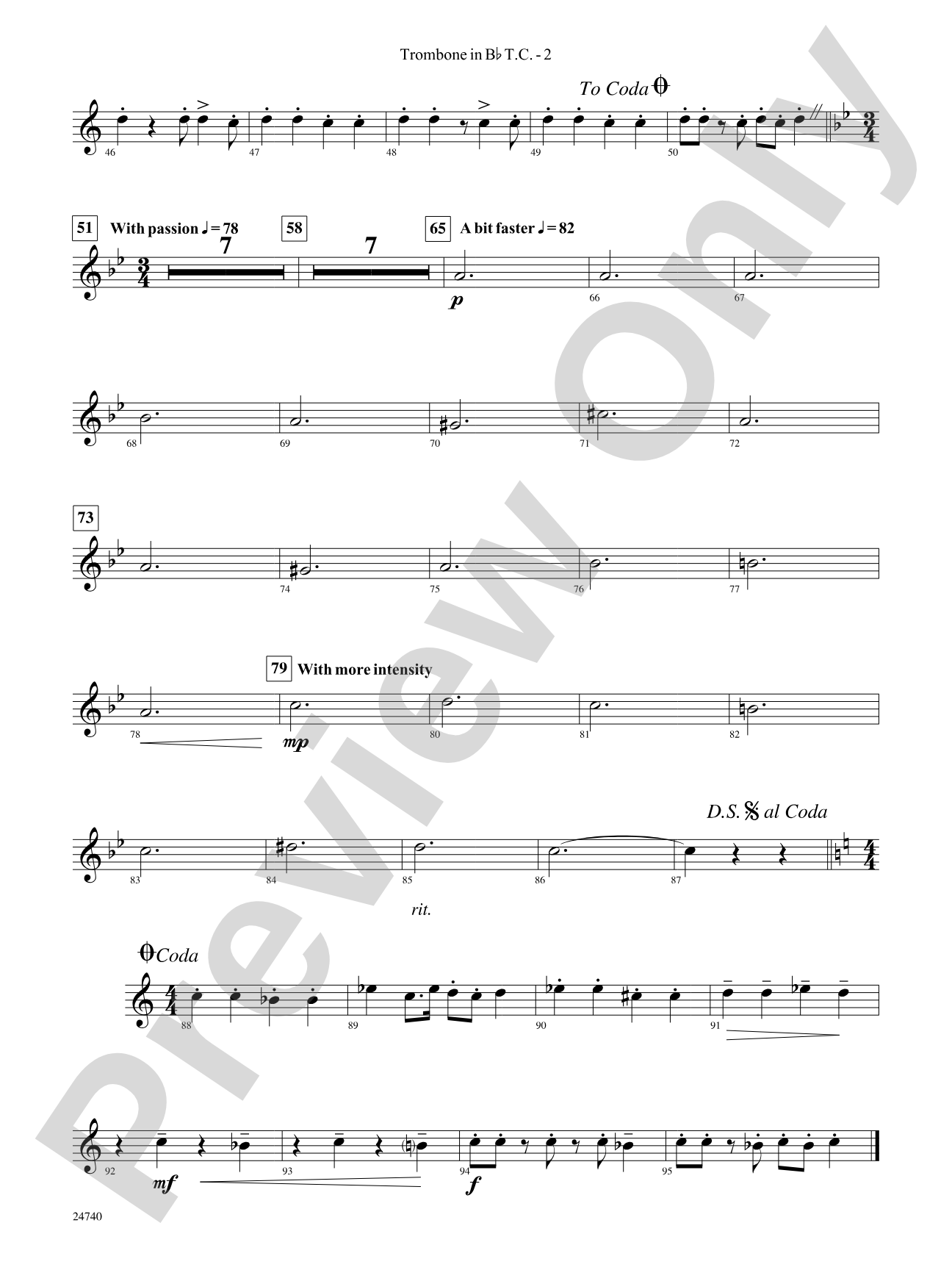 Ghosts of the Taman Negara: (wp) 1st B-flat Trombone T.C.