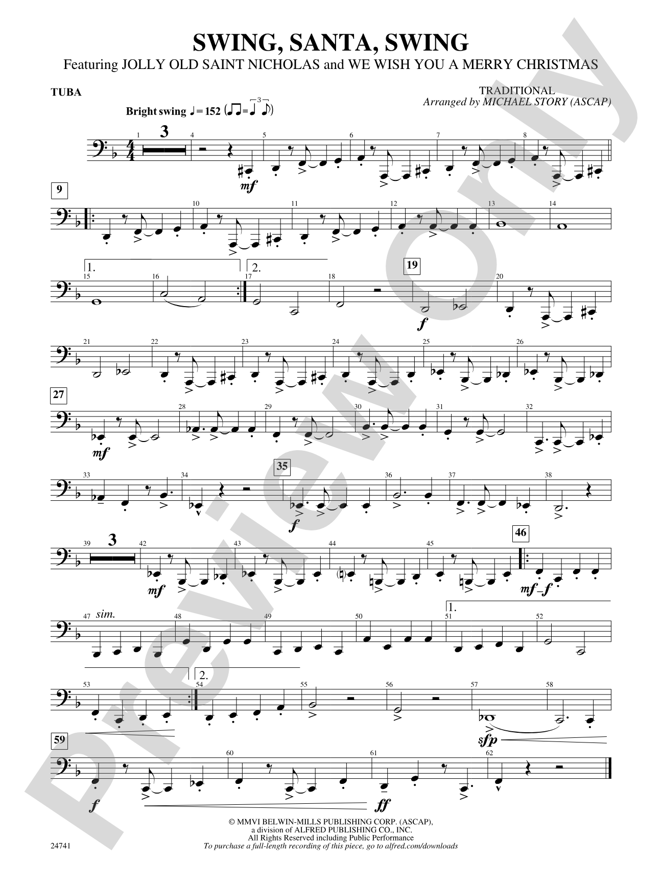 Swing, Santa, Swing: Tuba