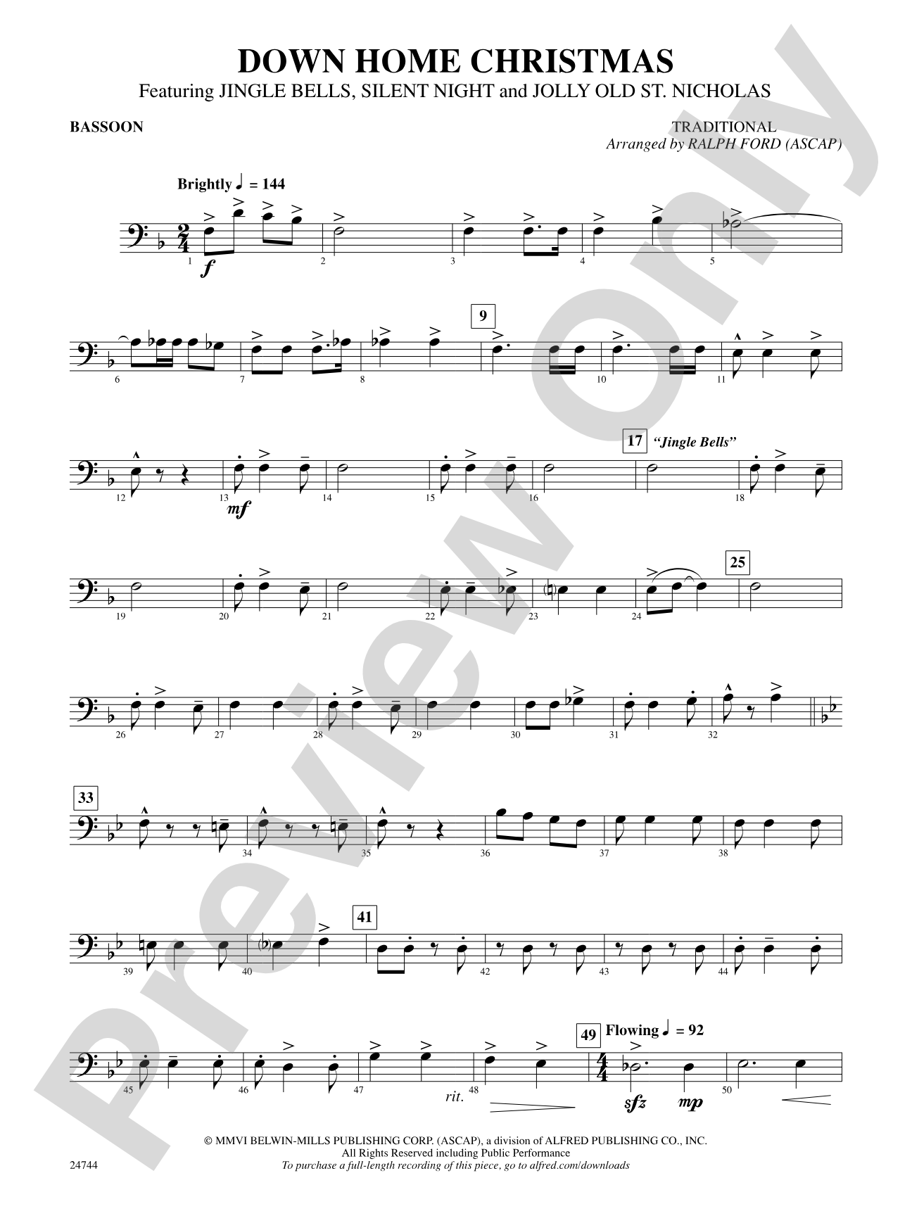 Down Home Christmas: Bassoon