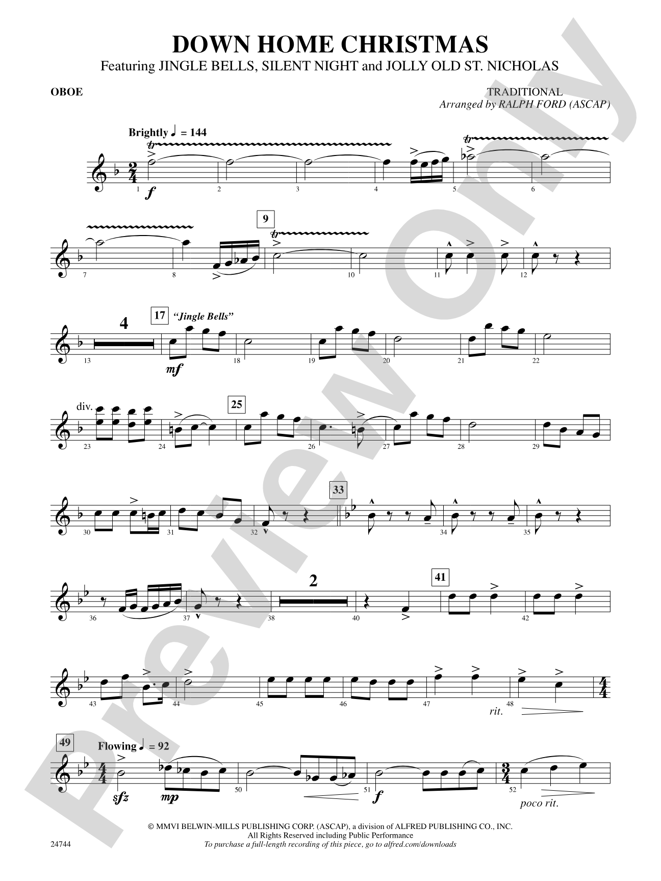 Down Home Christmas: Oboe