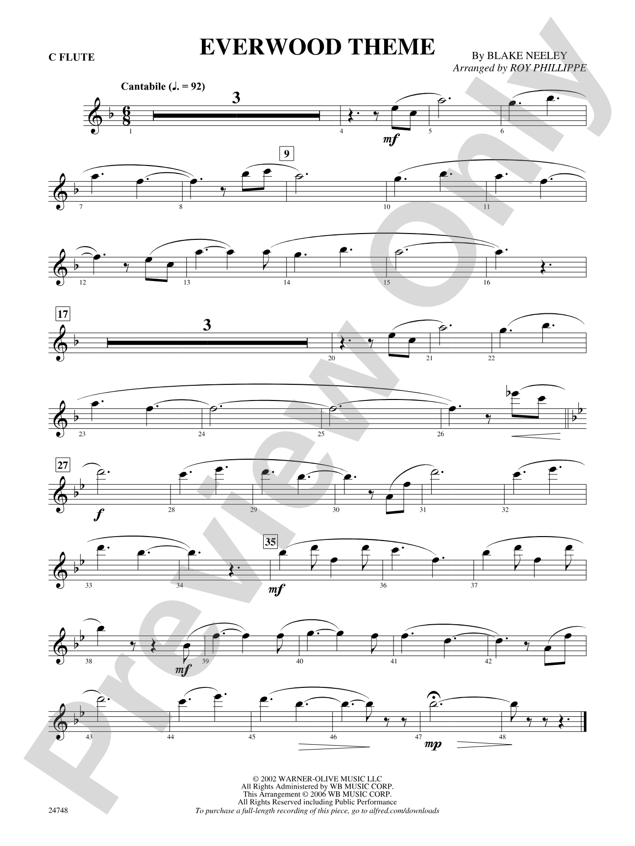 Everwood Theme: Flute