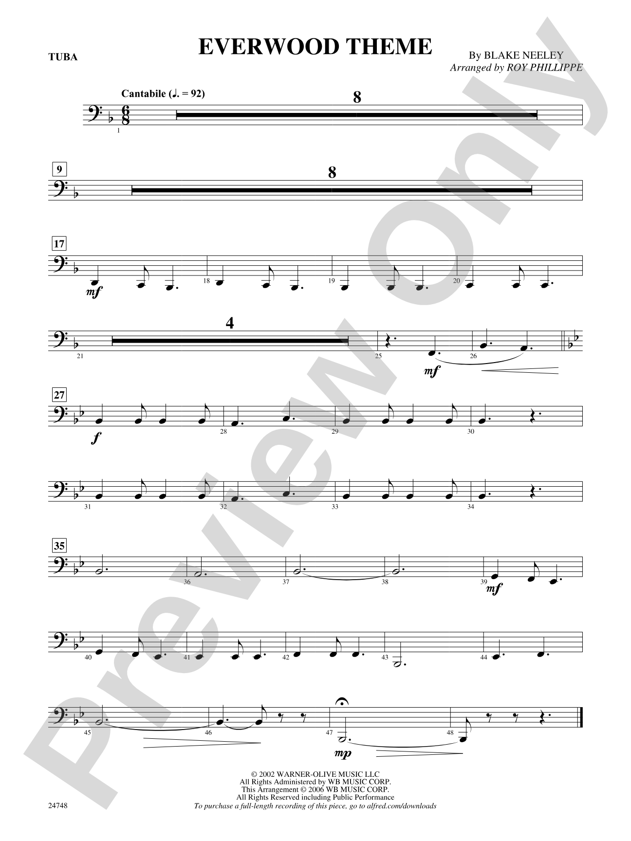 Everwood Theme: Tuba
