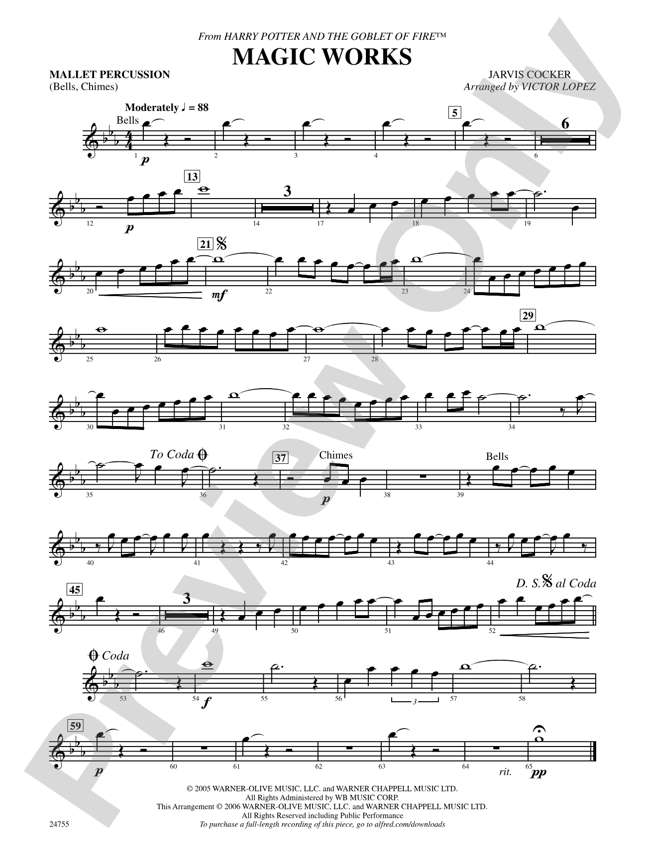 Magic Works (from Harry Potter and the Goblet of Fire): Mallets