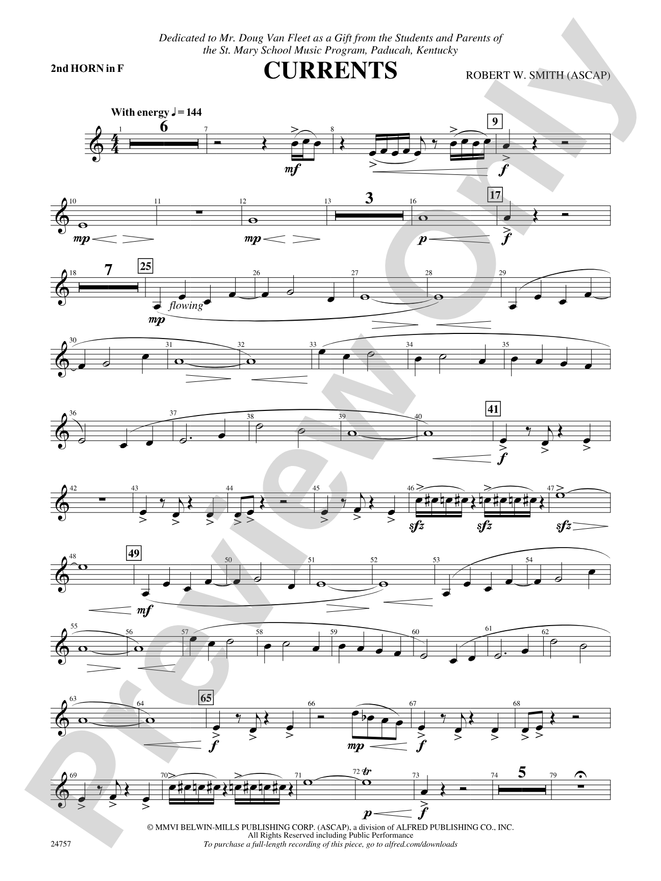 Currents: 2nd F Horn