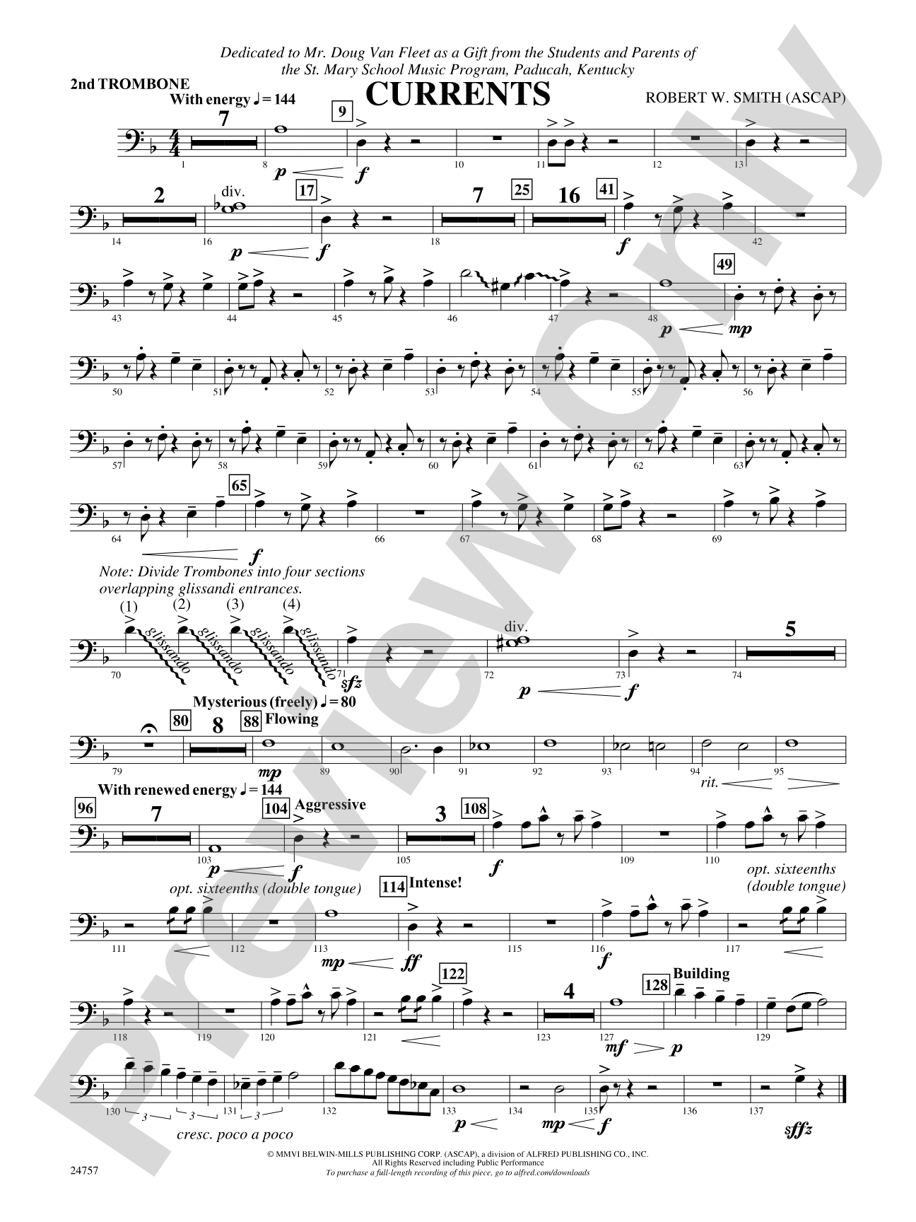 Currents: 2nd Trombone