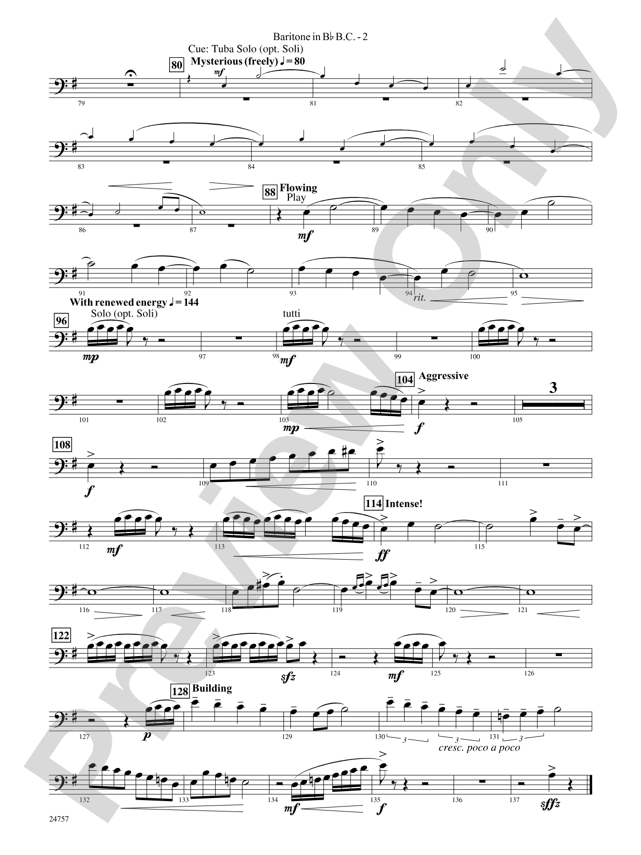 Currents: (wp) B-flat Baritone B.C.