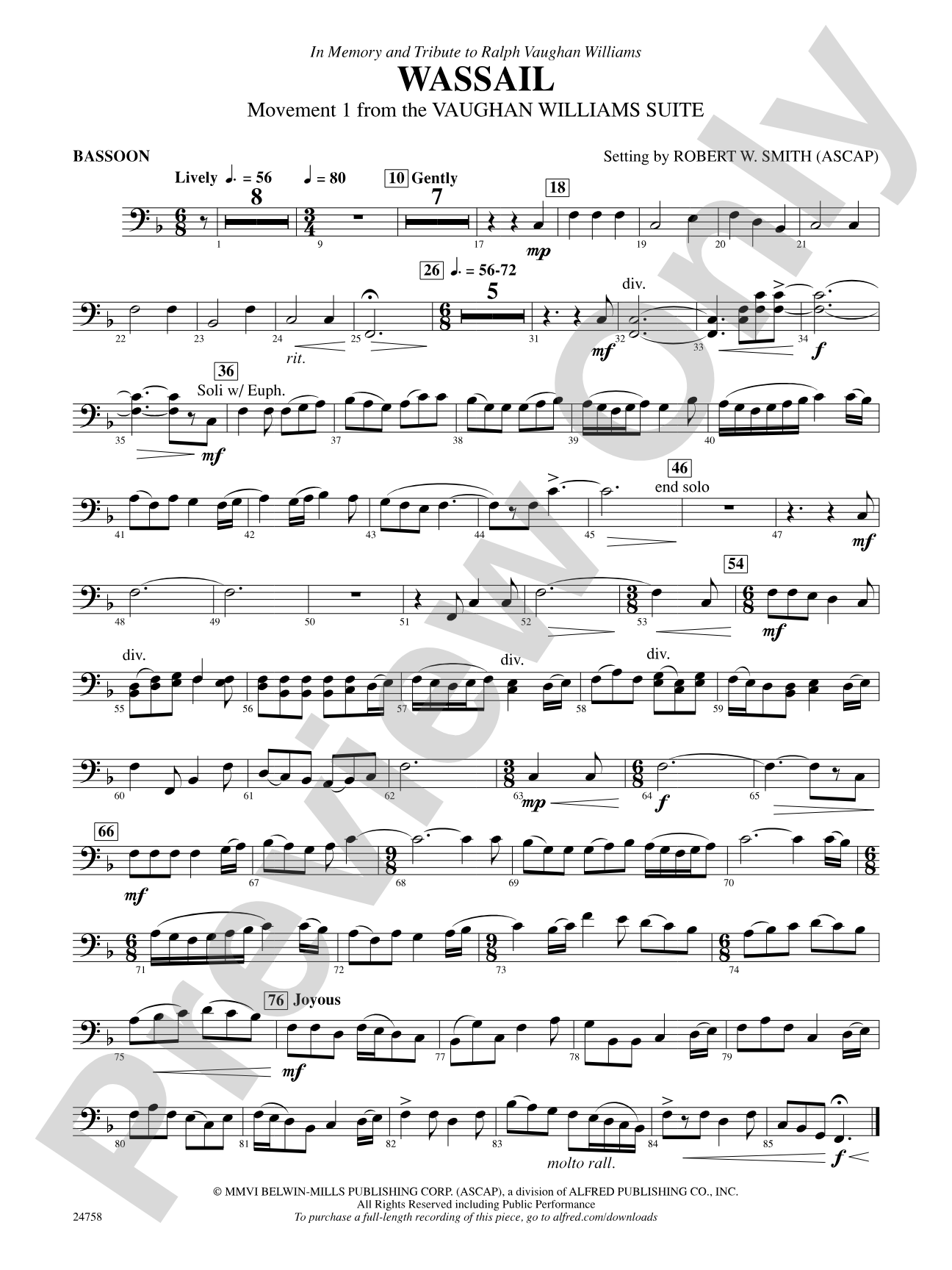 Wassail: Bassoon