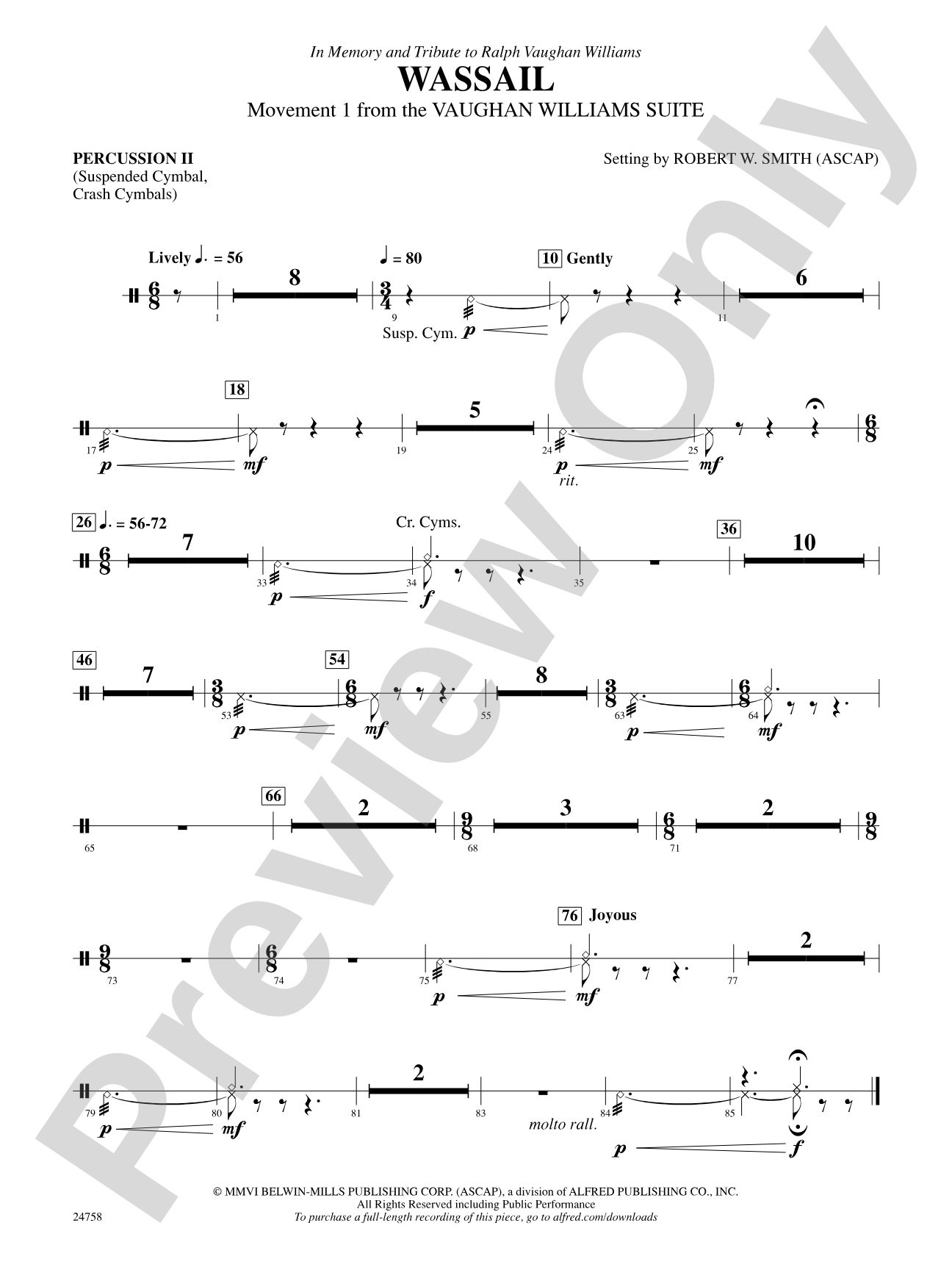 Wassail: 2nd Percussion