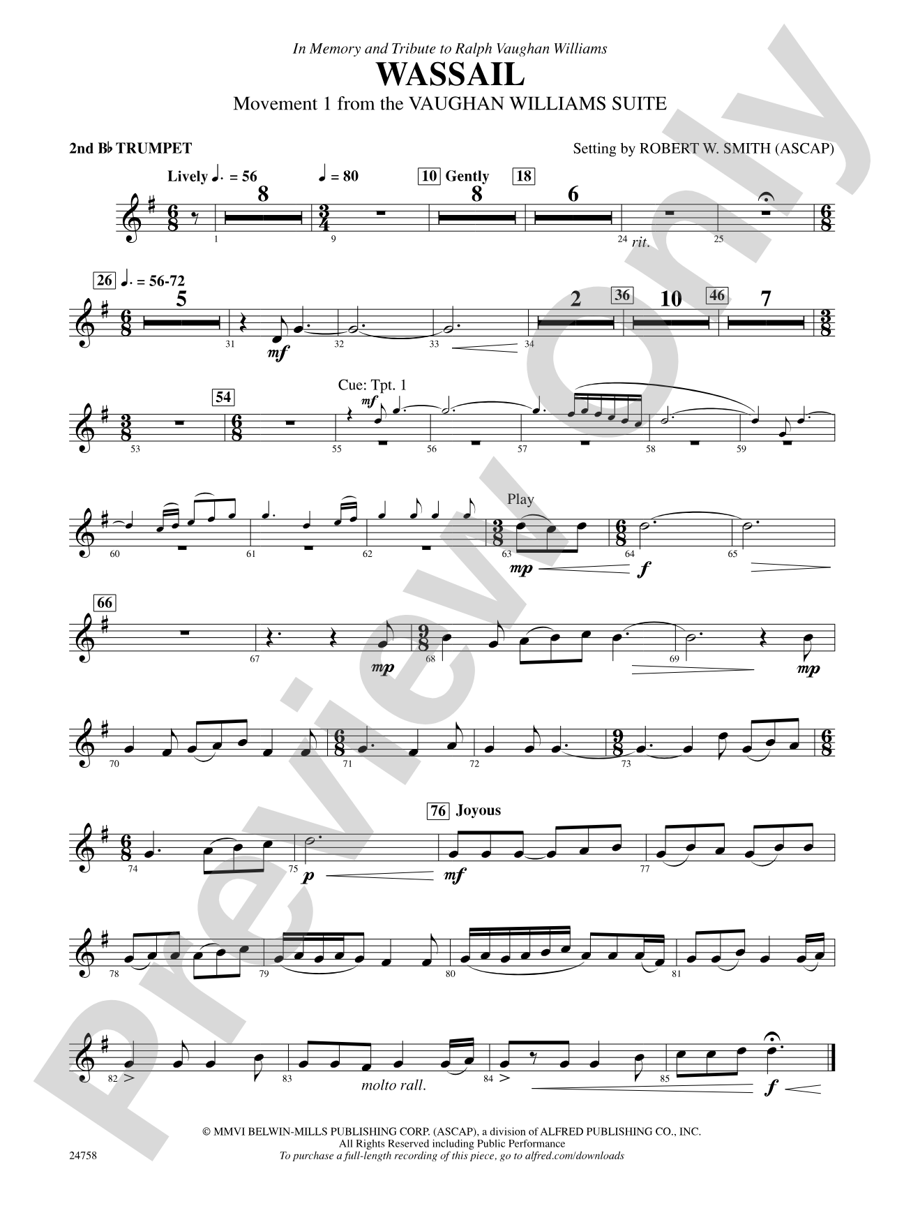 Wassail: 2nd B-flat Trumpet