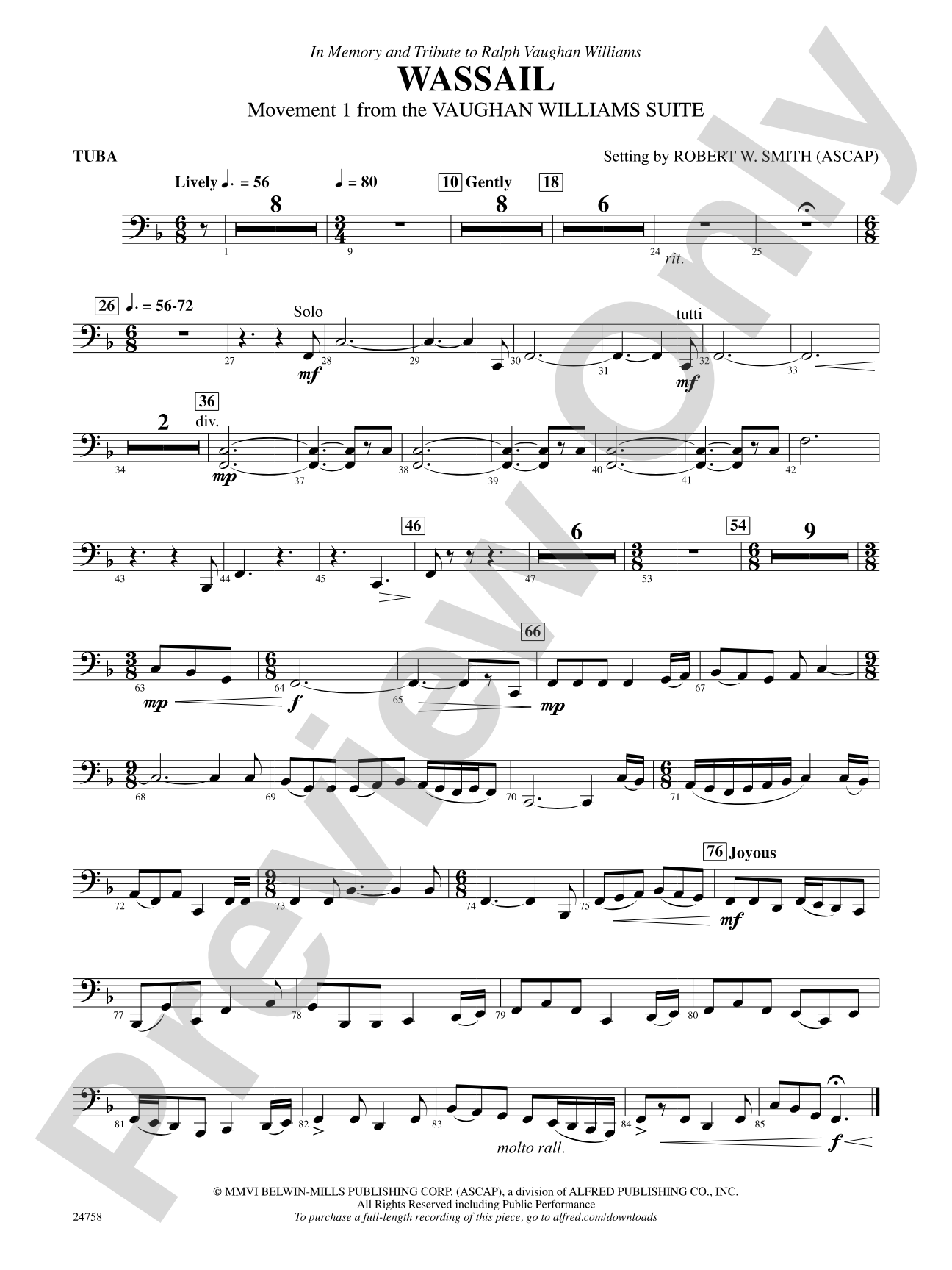 Wassail: Tuba