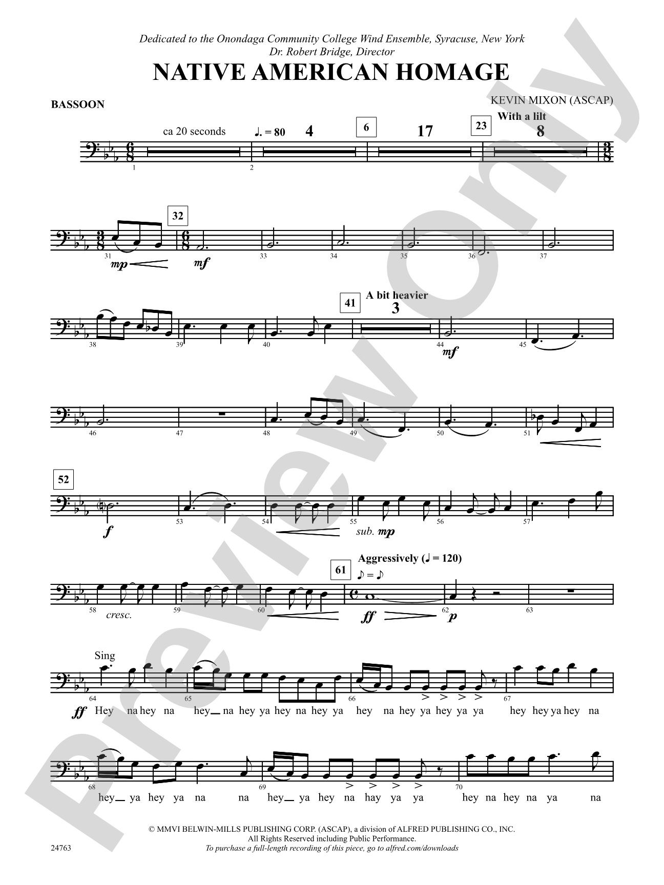 Native American Homage: Bassoon