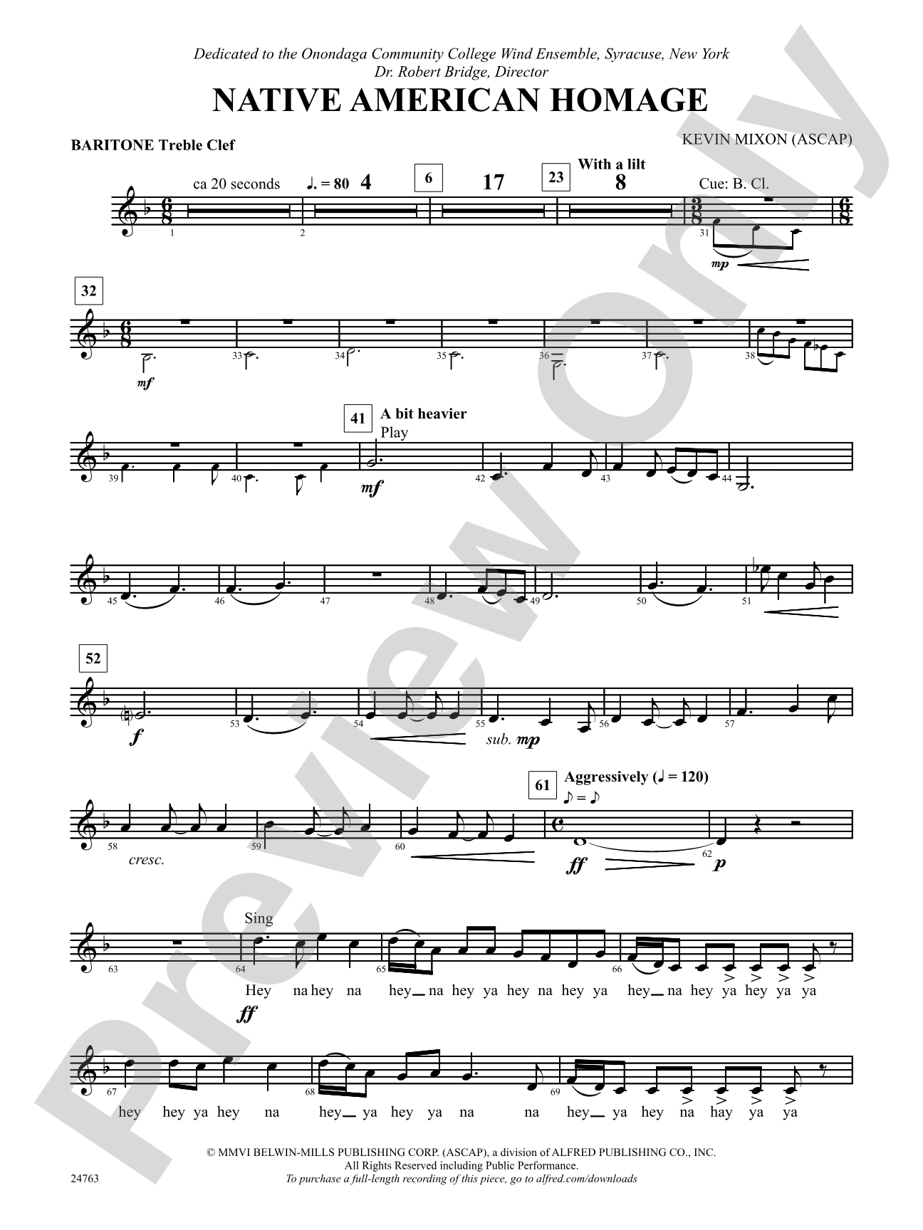Native American Homage: Baritone T.C.