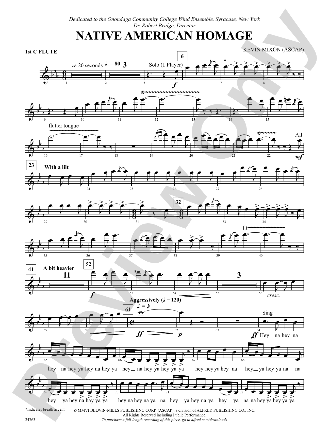 Native American Homage: Flute