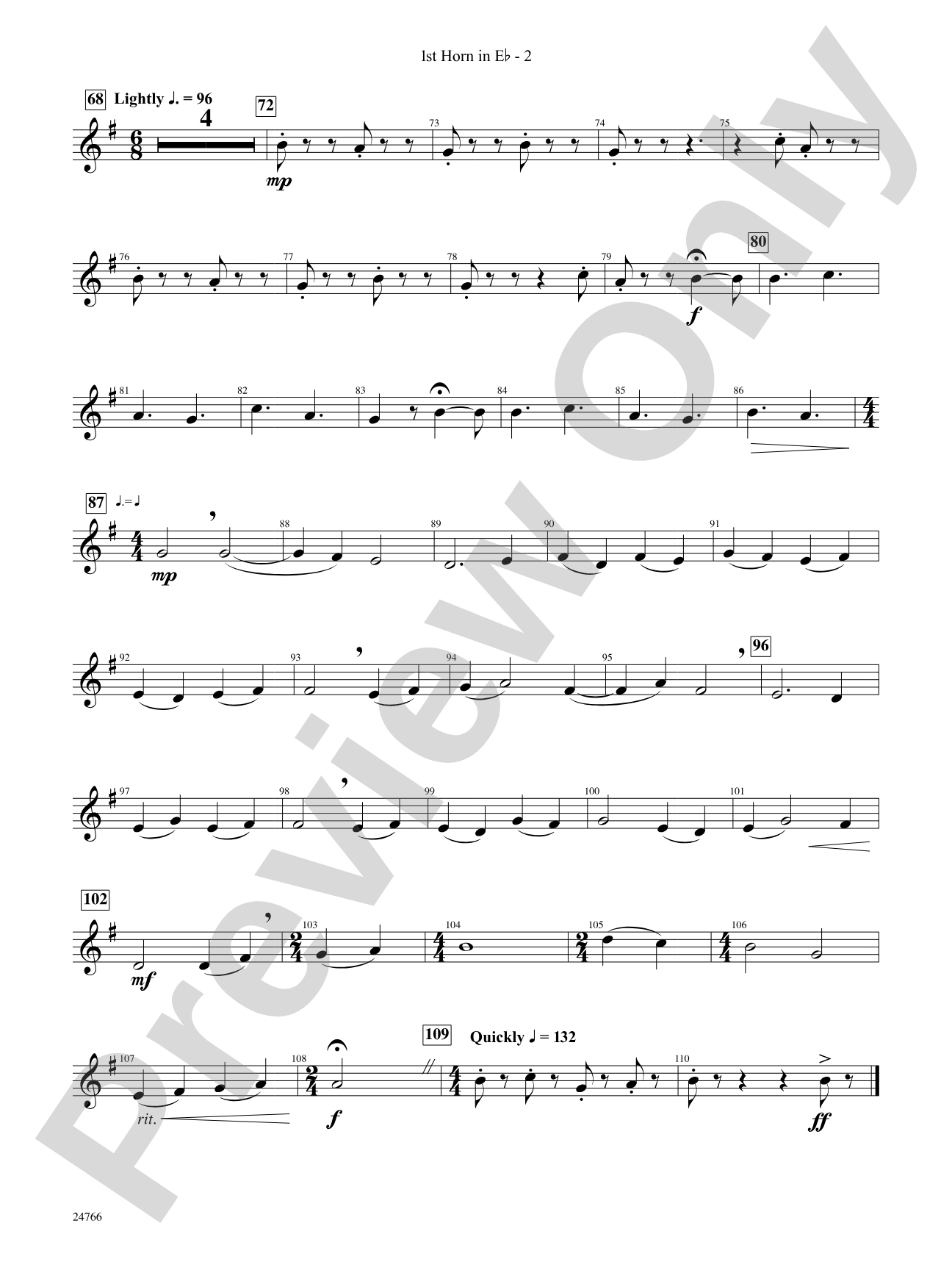 Folk Songs from the British Isles: (wp) 1st Horn in E-flat