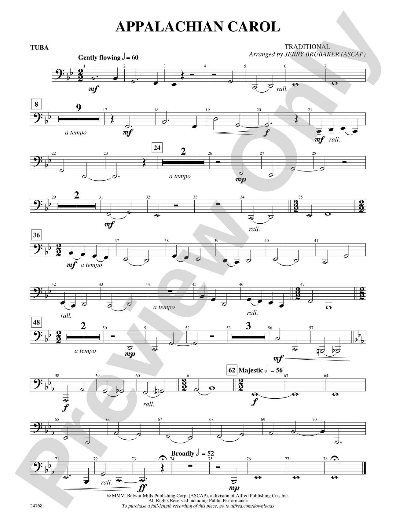 Appalachian Carol: Tuba