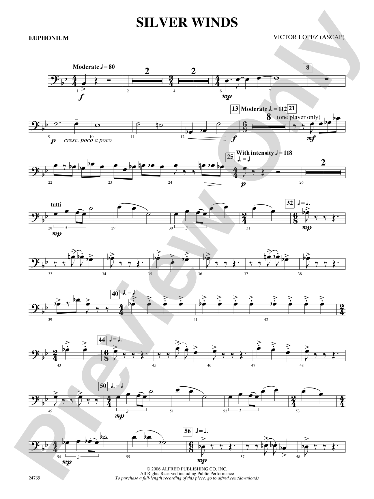 Silver Winds: Baritone B.C.