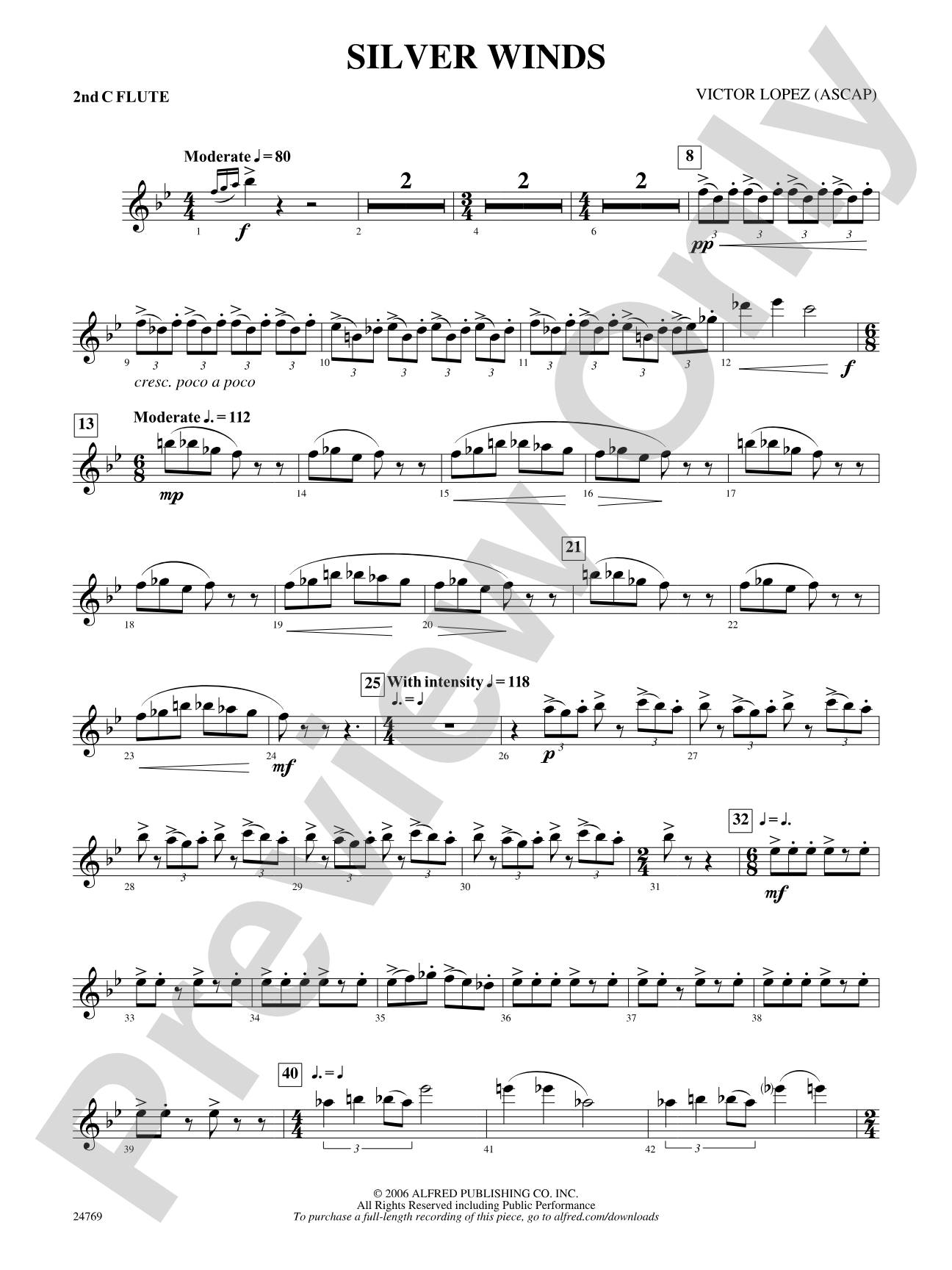 Silver Winds: 2nd Flute