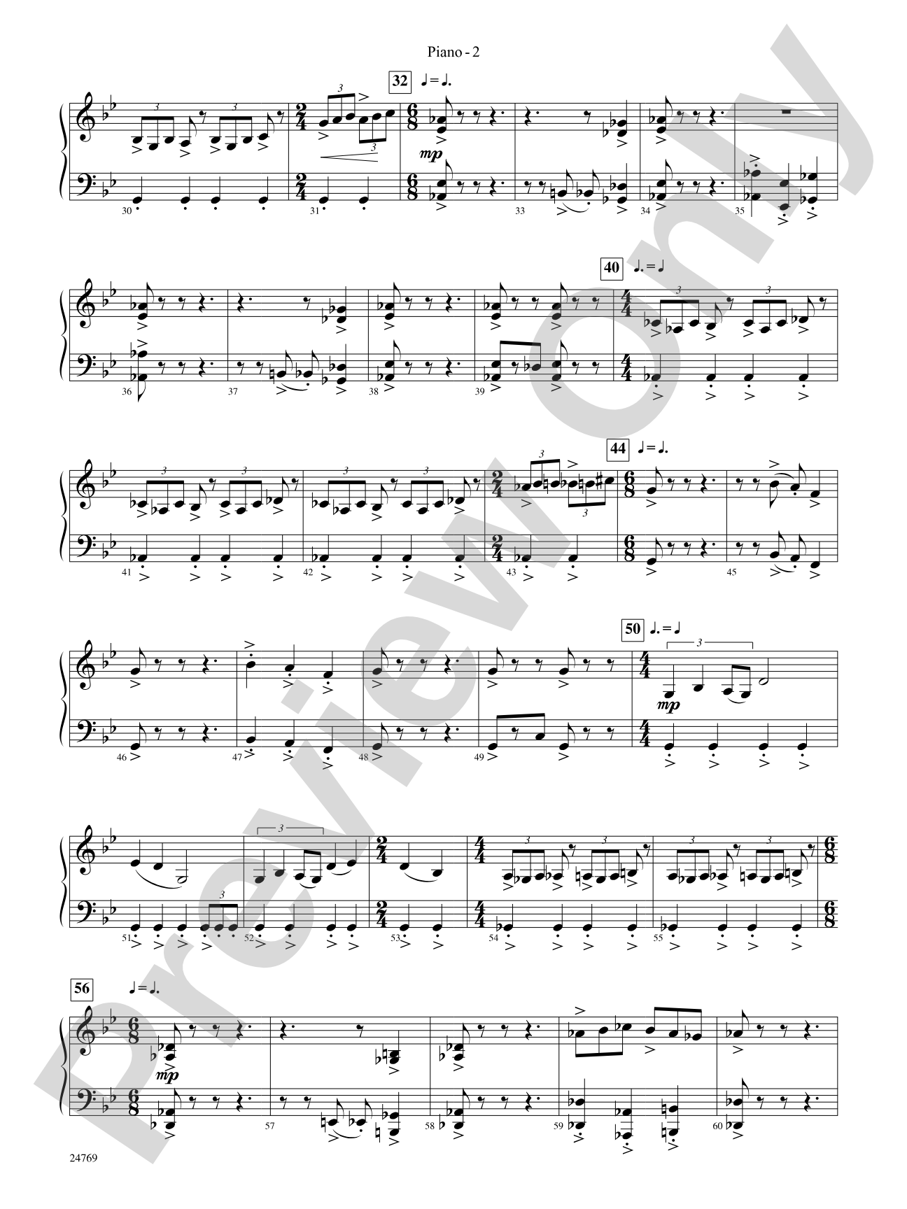 Silver Winds: Piano Accompaniment
