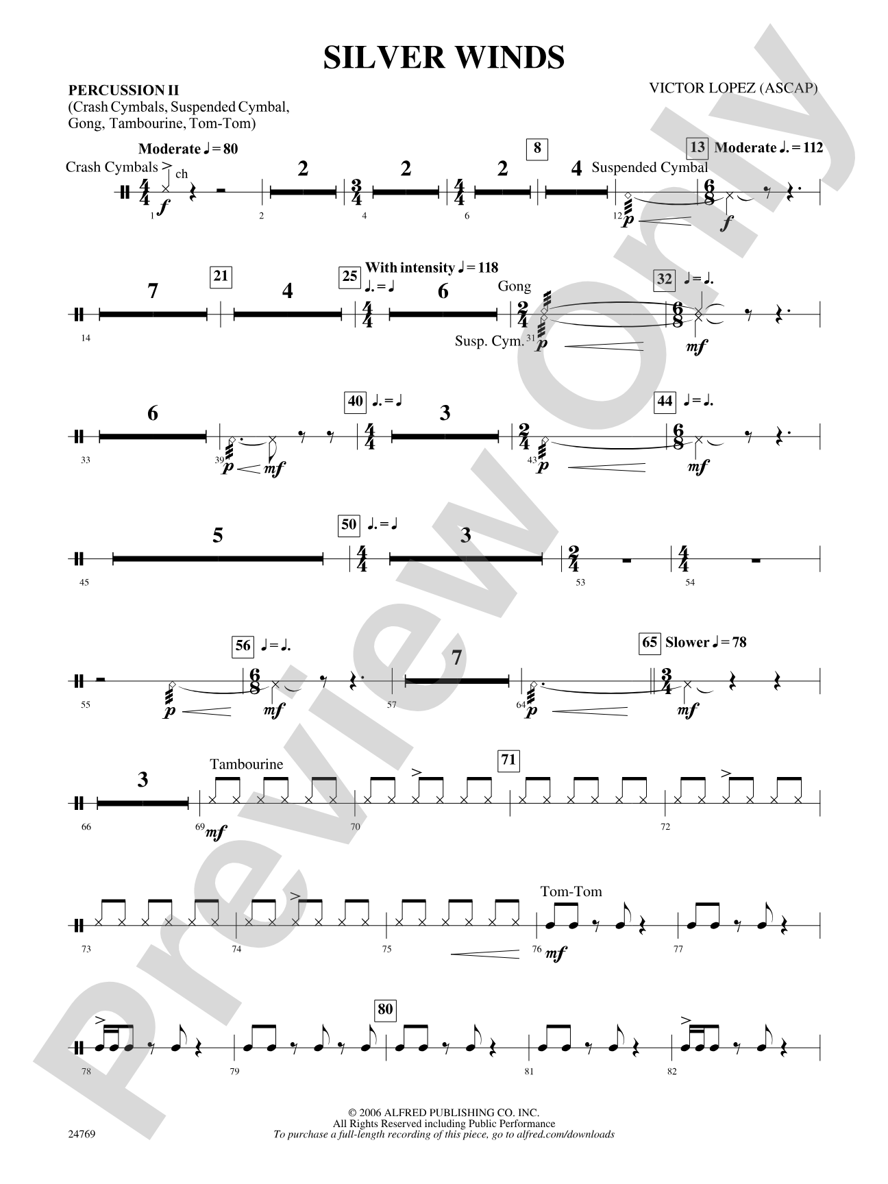 Silver Winds: 2nd Percussion