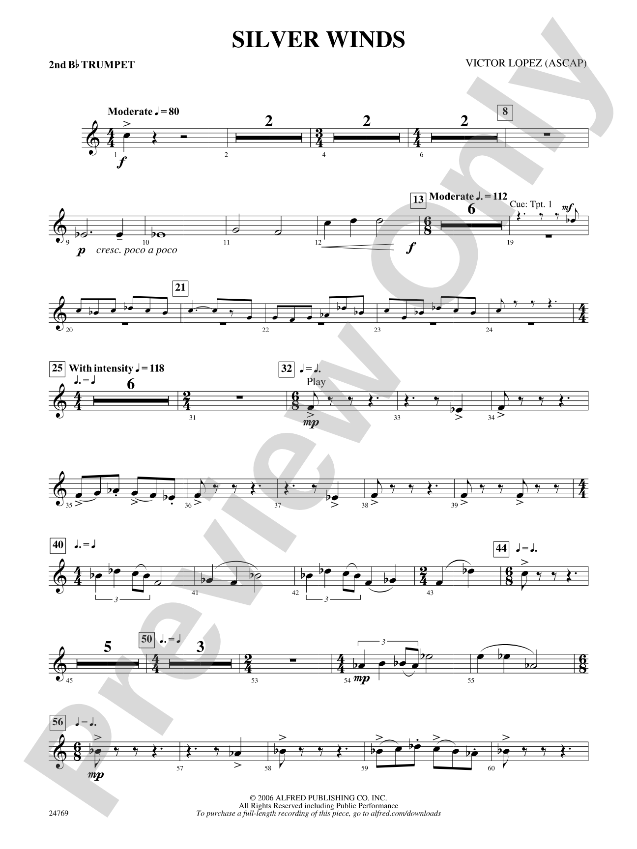 Silver Winds: 2nd B-flat Trumpet