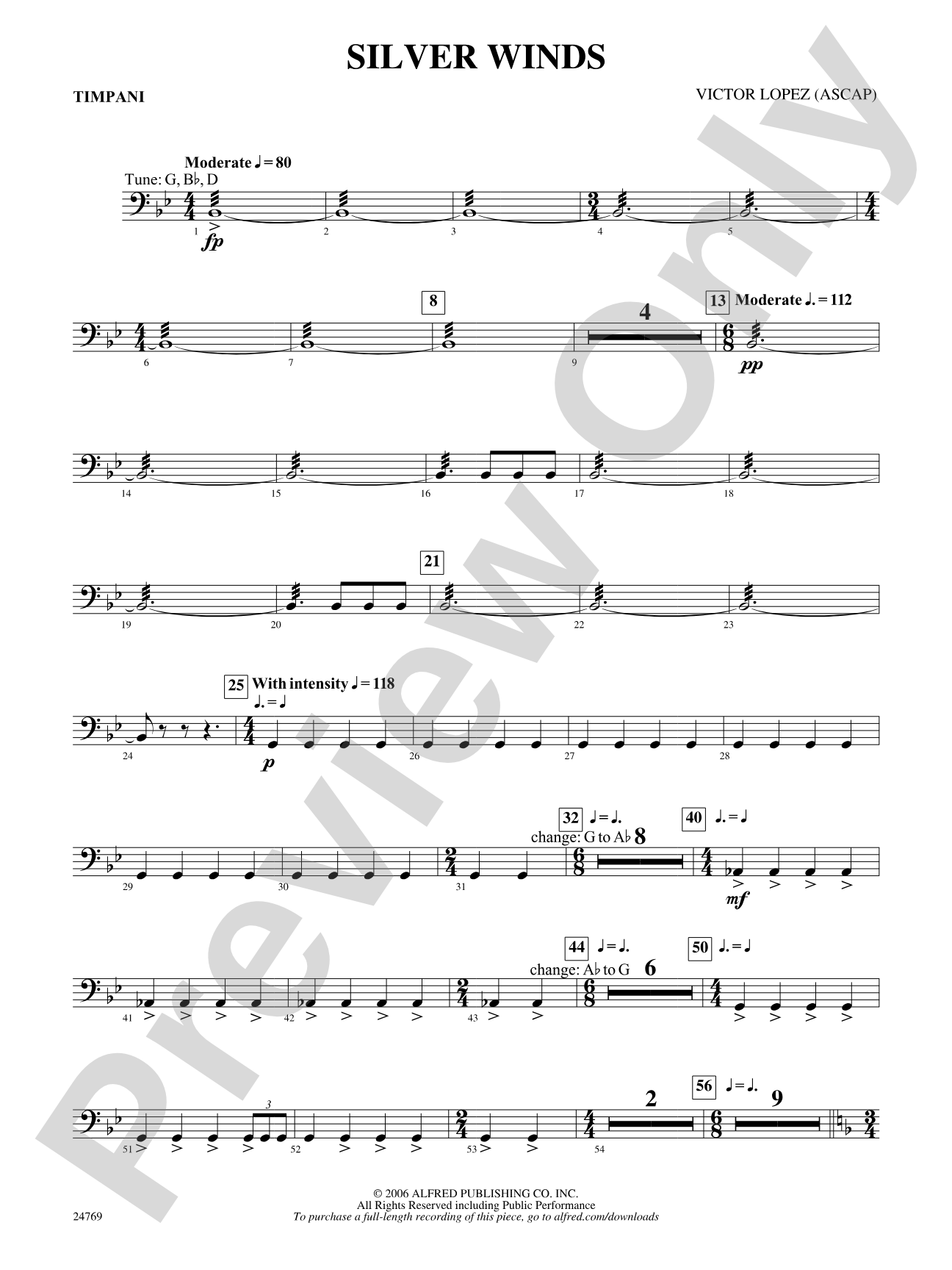 Silver Winds: Timpani