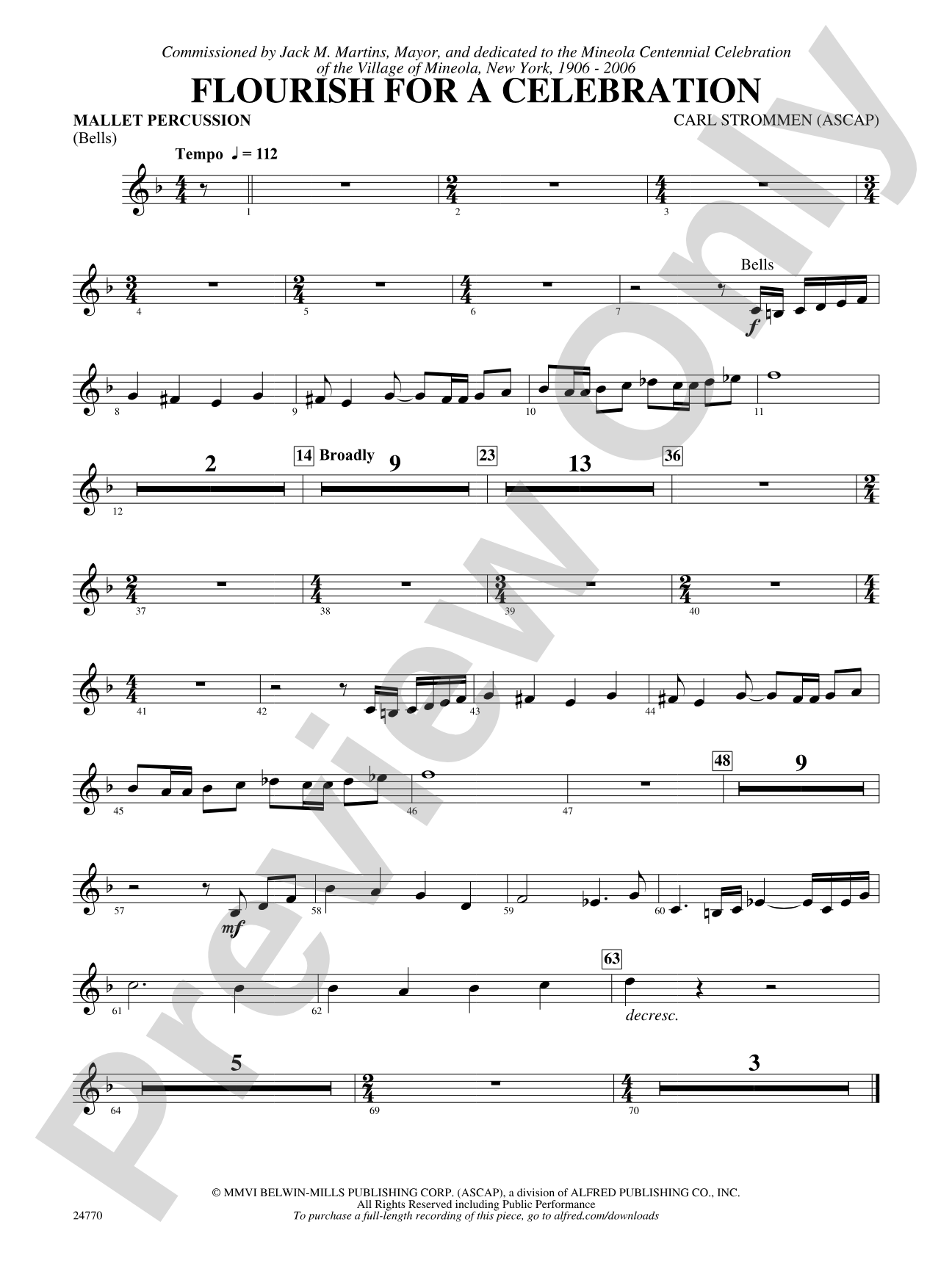 Flourish for a Celebration: Mallets
